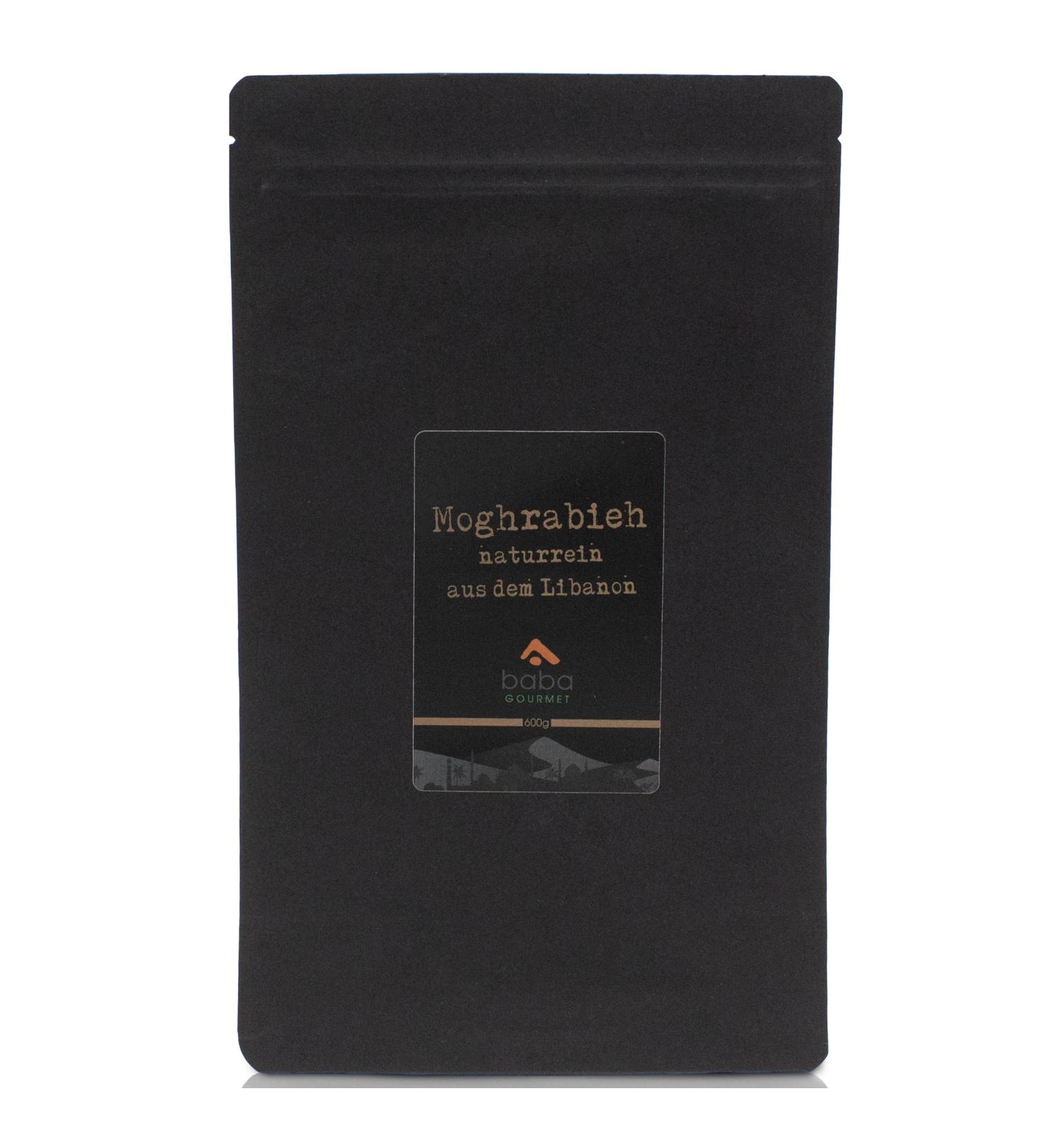 Baba Gourmet Original Moghrabieh Couscous Pearls 600g - 100% Natural Lebanese Kuskus for Traditional Dishes - Whole Grain Semolina - Buy Online on SooperMarket.com