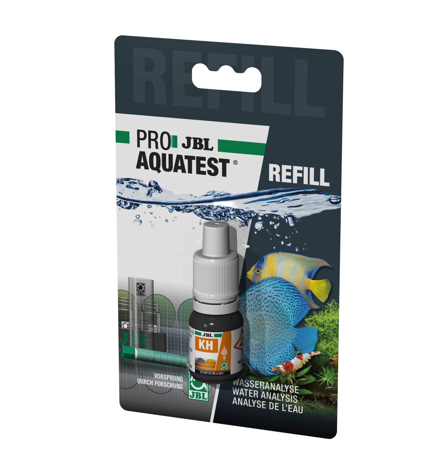 JBL Water Test Fountain for Aquariums & Ponds - ProAquaTest KH Carbonate Hardness Refill (1 Piece) - Sweet & Sea Water Testing Solution - Buy Online on SooperMarket.com