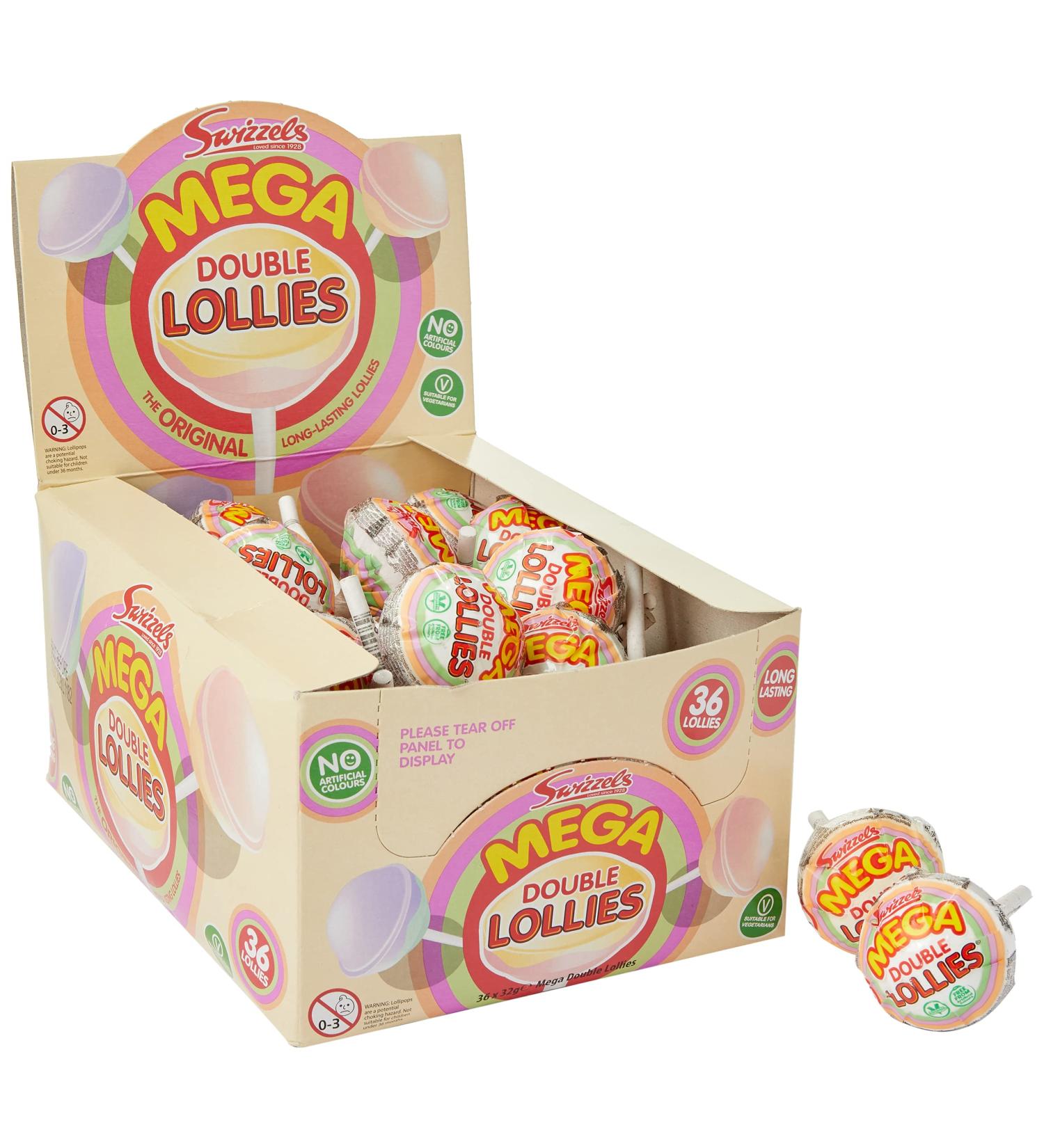 SWIZZELS MEGA DOUBLE LOLLIES single - Buy Online on SooperMarket.com