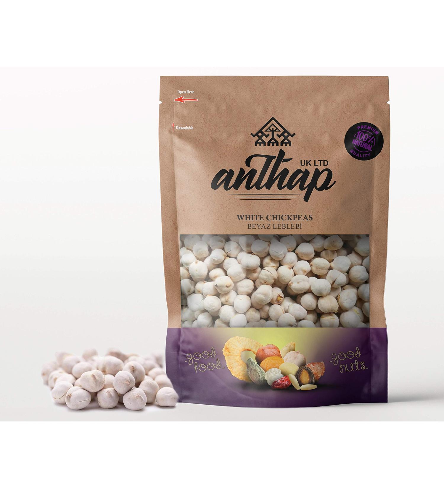 Anthap - Roasted White Chickpeas - 1kg 1000
