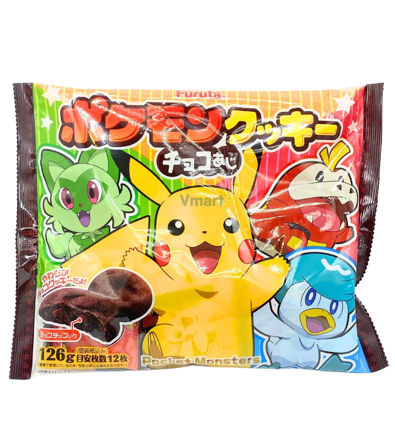 Furuta Pokemon Cookies Chocolate Flavour 126g - Buy Online on SooperMarket.com