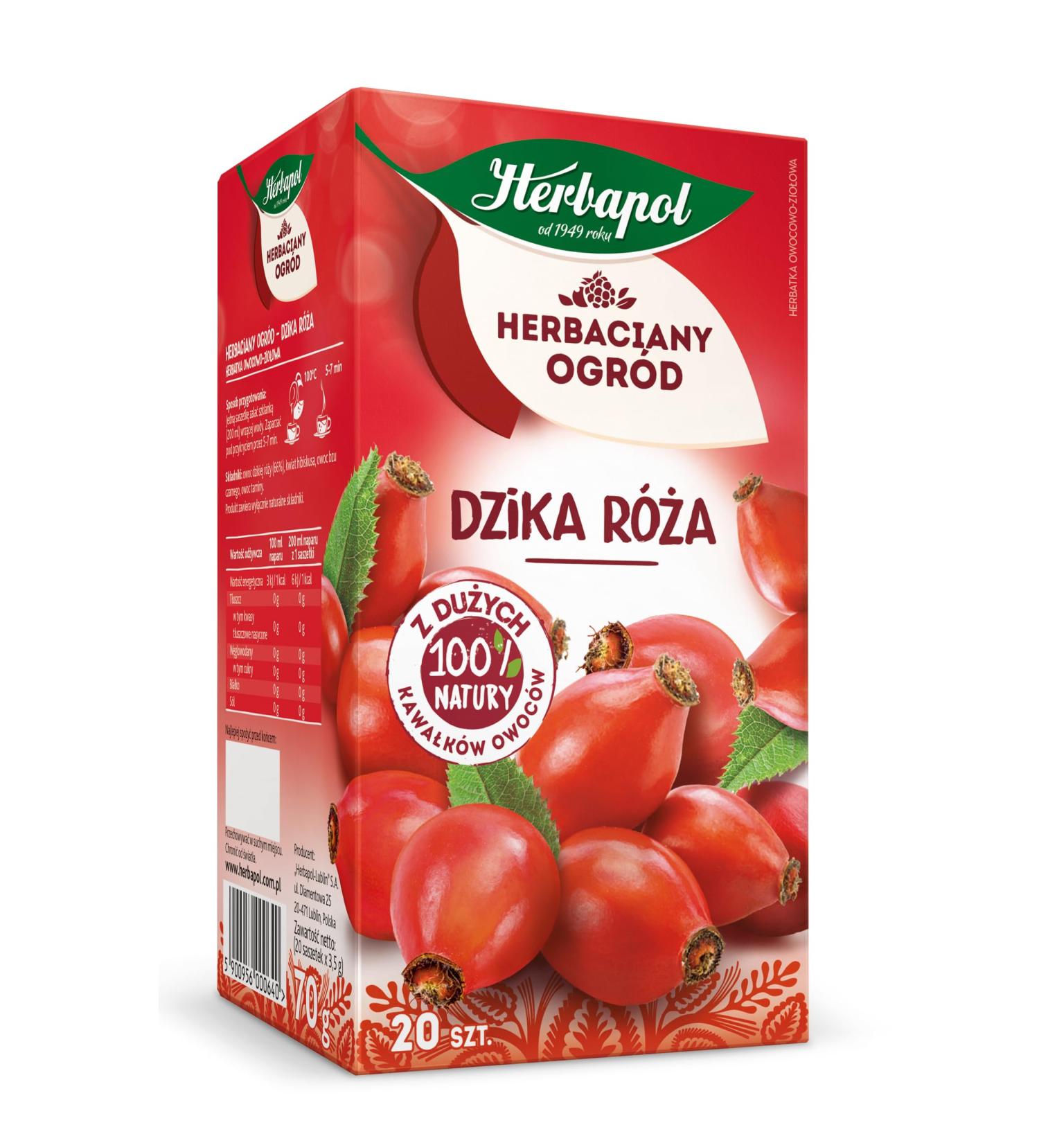 Rosehip Tea Natural Pure And Refreshing Herbal Fruit Infusion Herbapol (1)