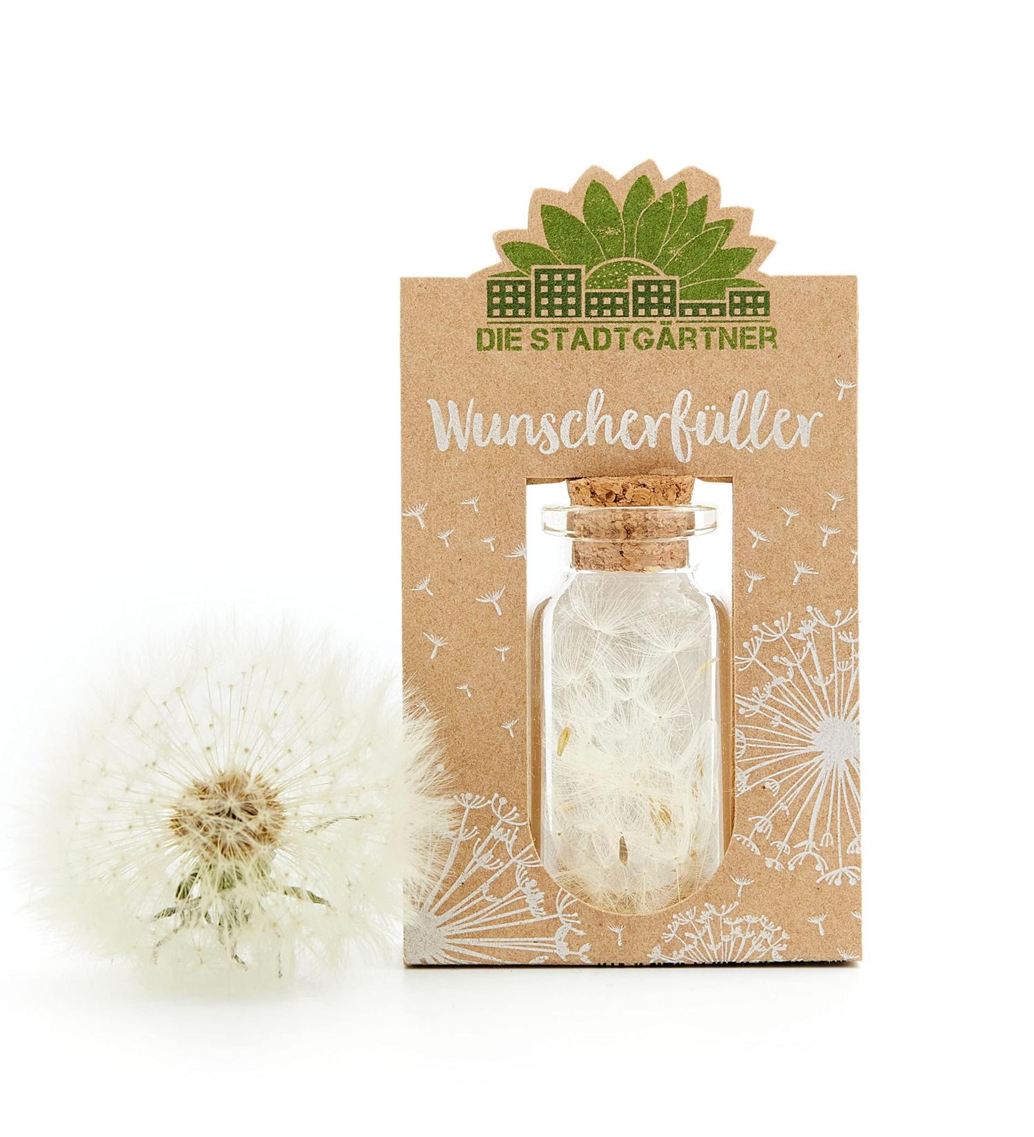 City Gardeners Wunsch F ller - Handmade Small Pustblumen Umbrella | Perfect Birthday & Wedding Gift | Unique Lucky Glass from Germany - Buy Online on SooperMarket.com