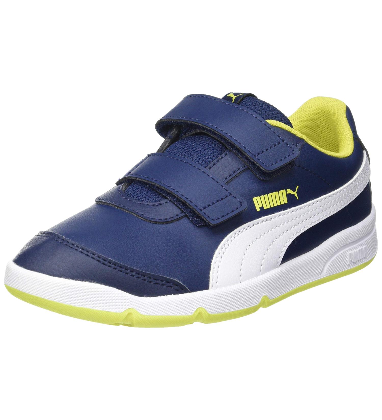 PUMA Kids Stepfleex 2 Sl Ve V Ps Trainers 10 UK Child - Peacoat/White/Yellow - Buy Online on SooperMarket.com