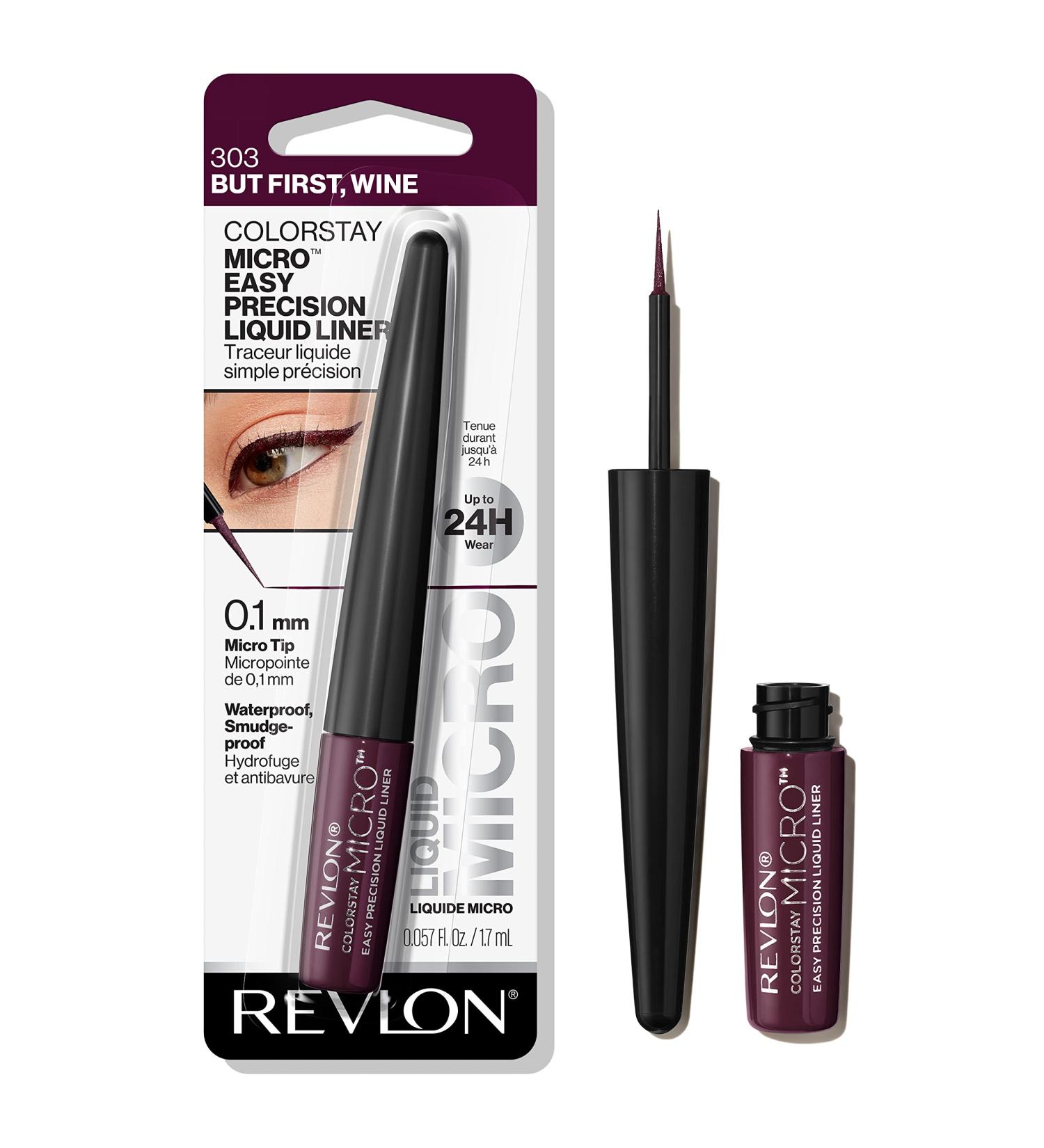 REVLON ColorStay Micro Easy Precision Liquid Liner 303 But First Wine - Long-Lasting Waterproof Formula | Pack of 1 - Buy Online on SooperMarket.com