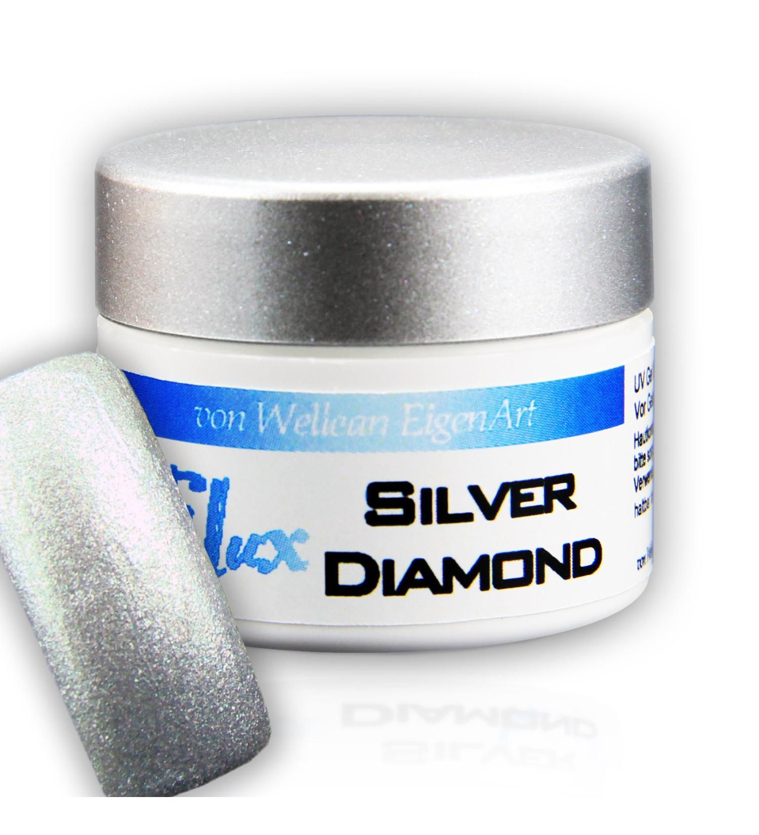 EigenArt UV Gel - Flux Silver Diamond 5ml