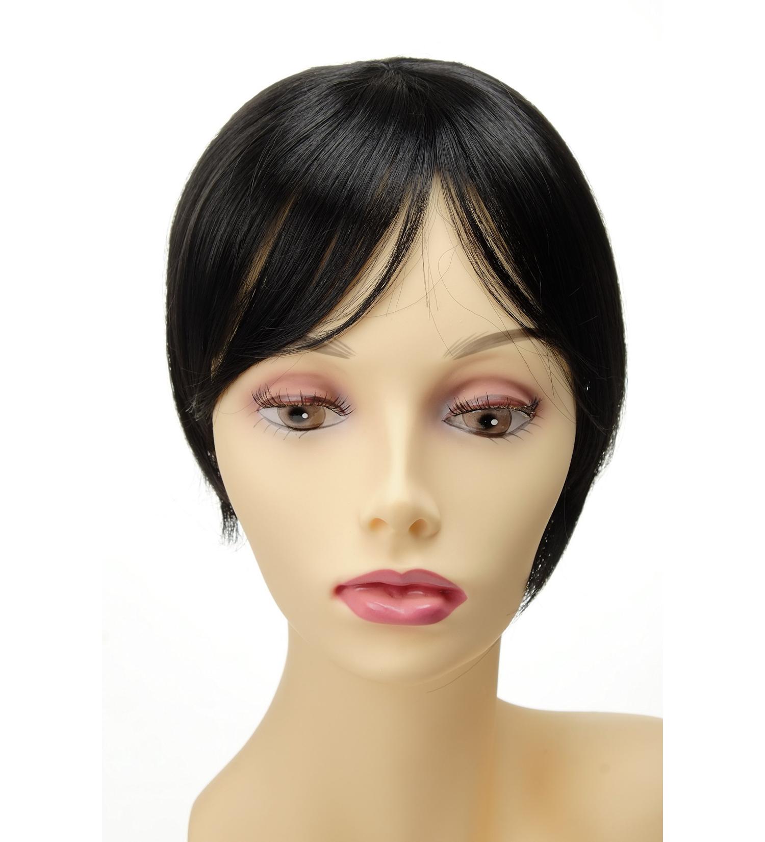 WIG ME UP Hairpiece Toupee - Velvet Black Clip-In Hair Replacement - Q022-GGO-1B - International Shipping Available - Buy Online on SooperMarket.com