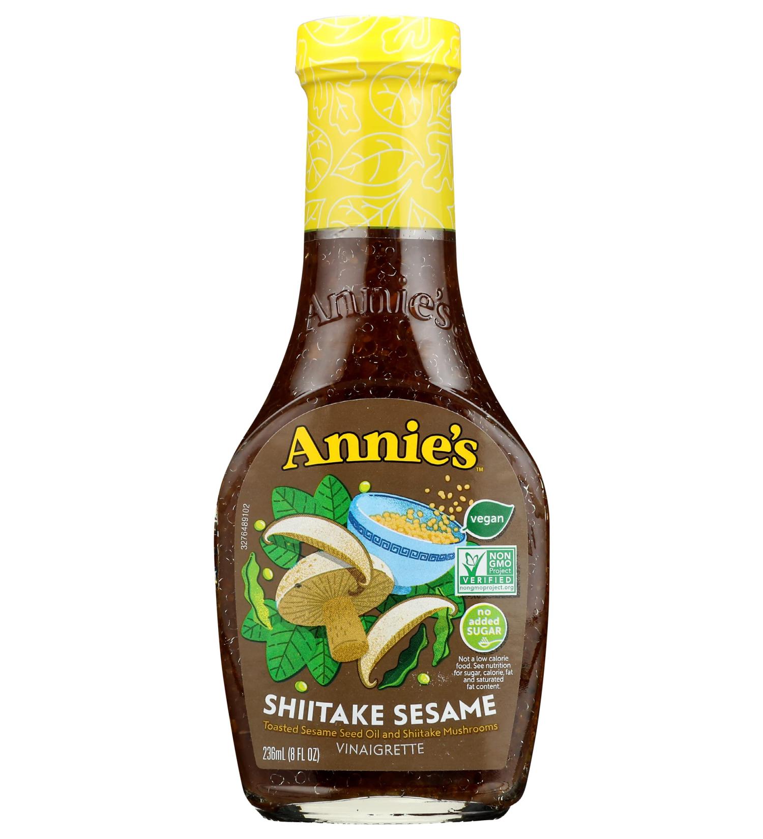 Annie's Natural Shiitake Sesame Salad Dressing 8 fl oz - Non-GMO | Buy Online - Buy Online on SooperMarket.com