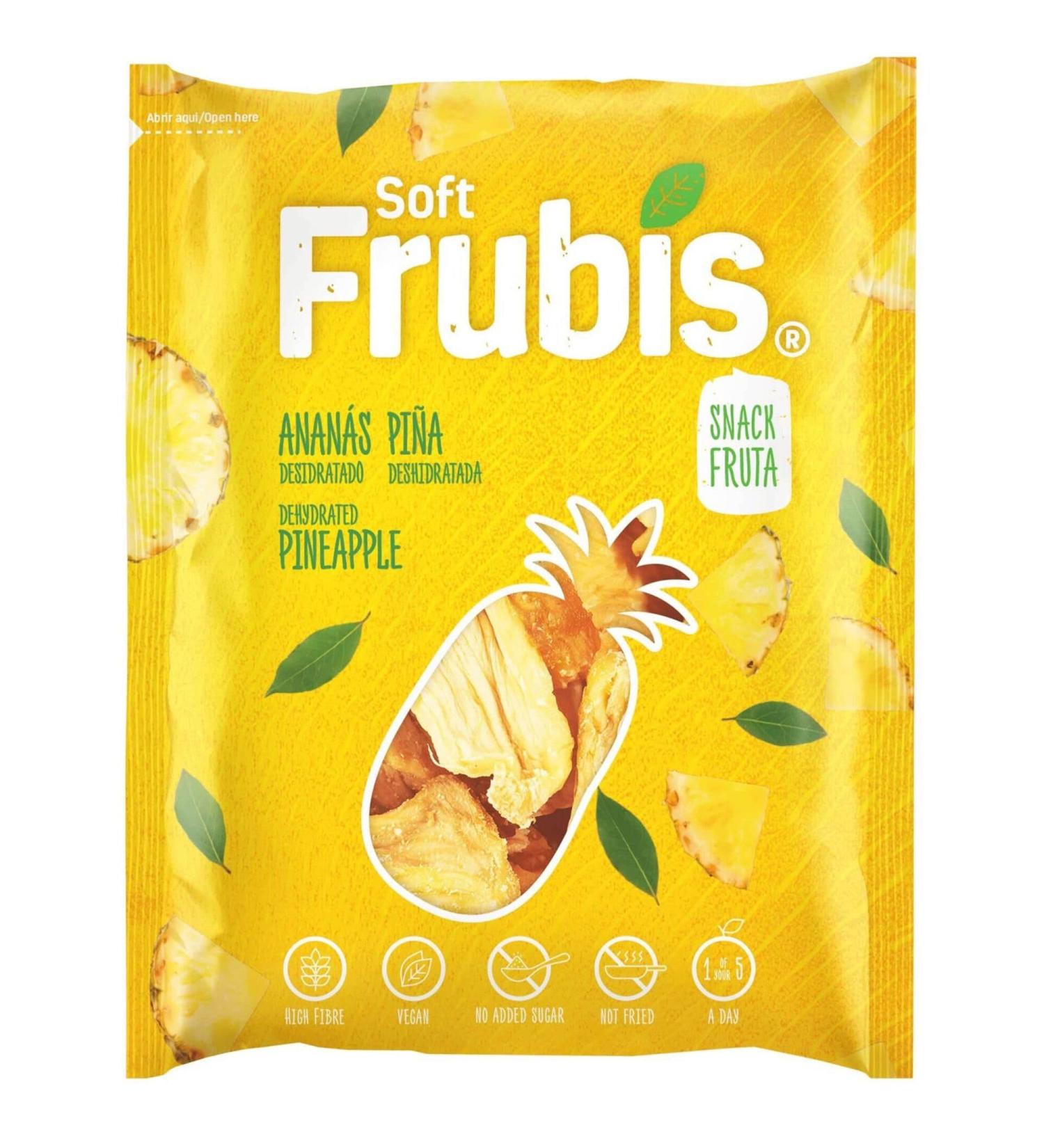 Frubis Tasty Bits Of Crispy Fruit Pineapple - 6 Pack - Buy Online on SooperMarket.com