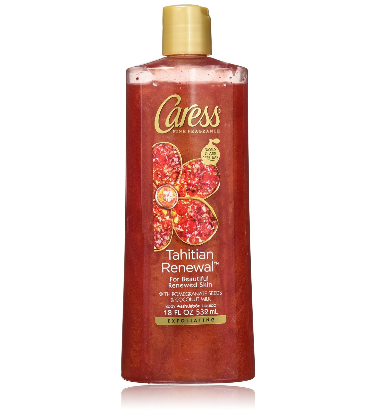 Caress Tahitian Renewal Silkening Body Wash 18 oz - Nourishing Hydration for Silky Skin | Buy Internationally - Buy Online on SooperMarket.com