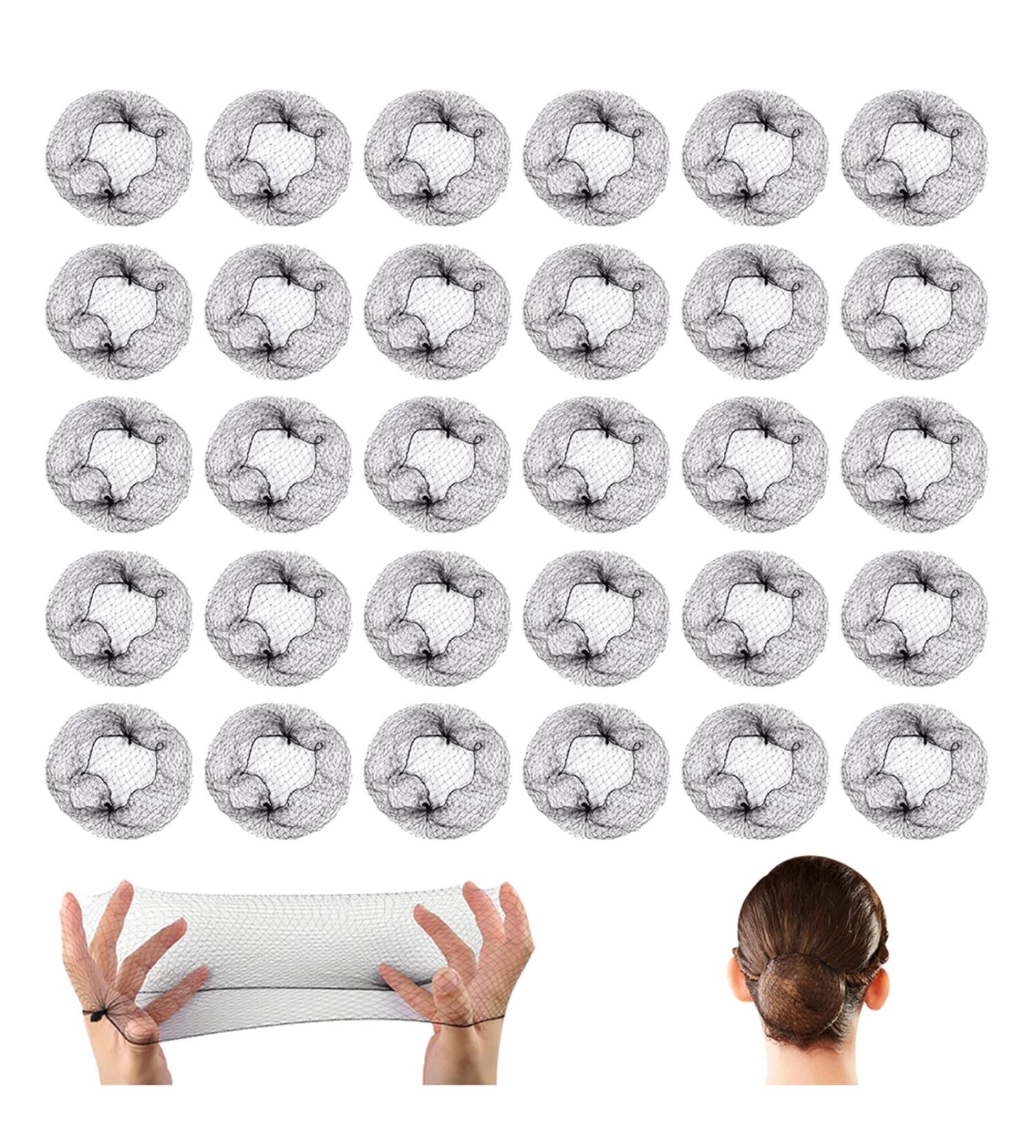 Invisible Hair Grids & Networks for Women | 30pc Hair Nets & Elastic Dutt - Perfect for Ballet & Everyday Use - Buy Online on SooperMarket.com