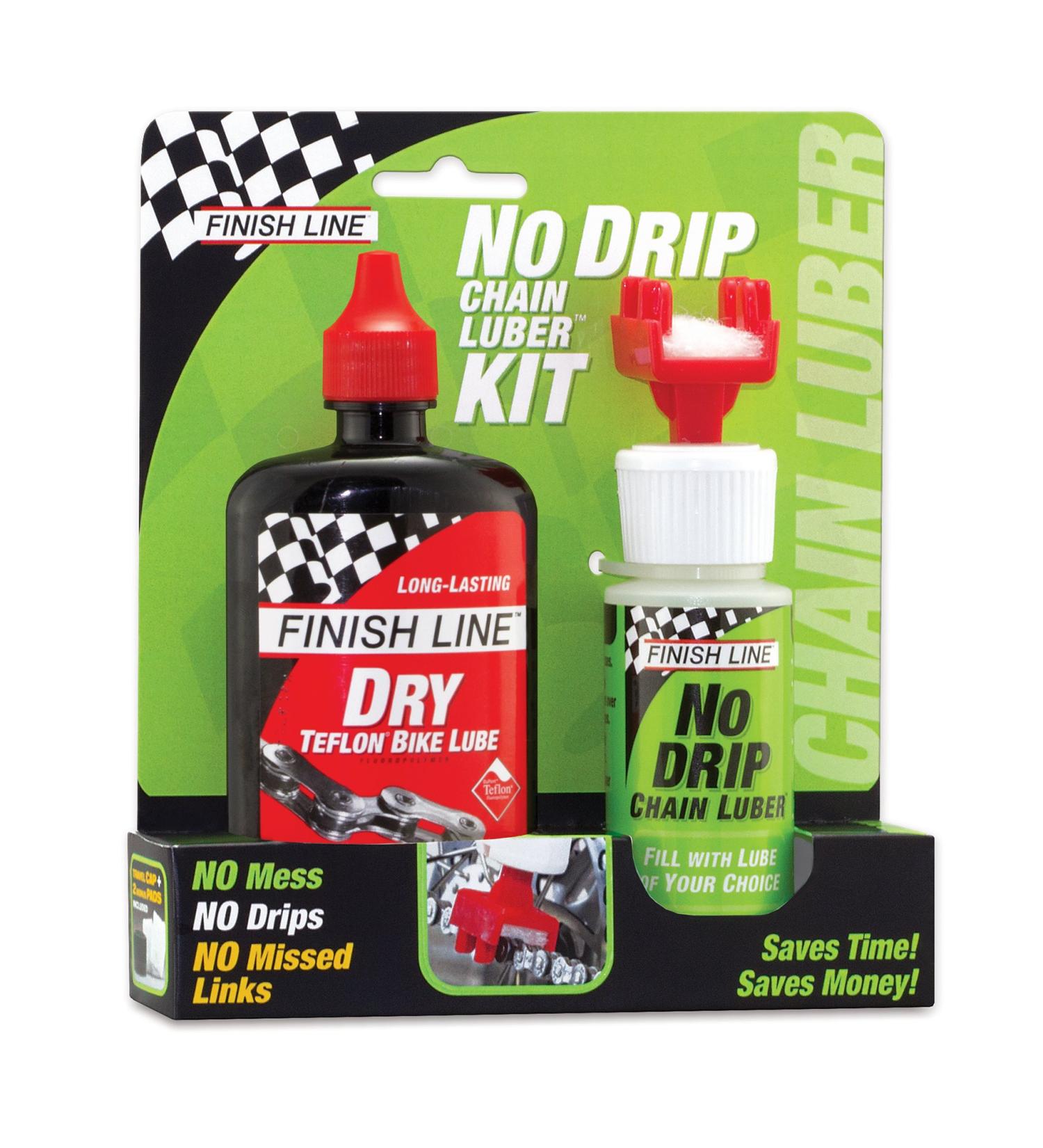 Finish Line No Drip Chain Luber 4 oz - Dry Lube for Smooth Bicycle Performance - Buy Online on SooperMarket.com