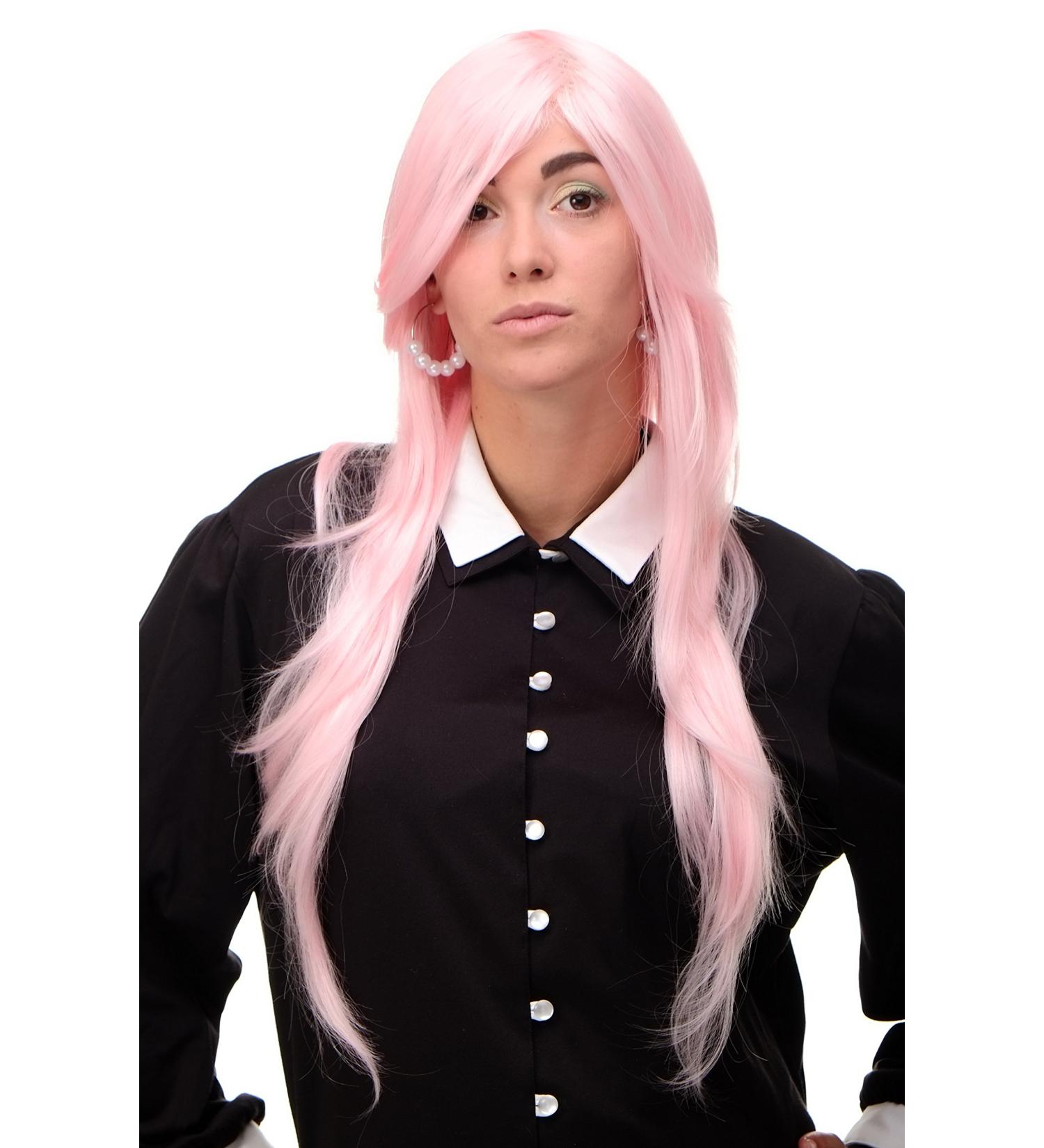 Buy WIG ME UP Long Pink Wig - 75cm Layered Straight Hair - International Shipping Available - Buy Online on SooperMarket.com