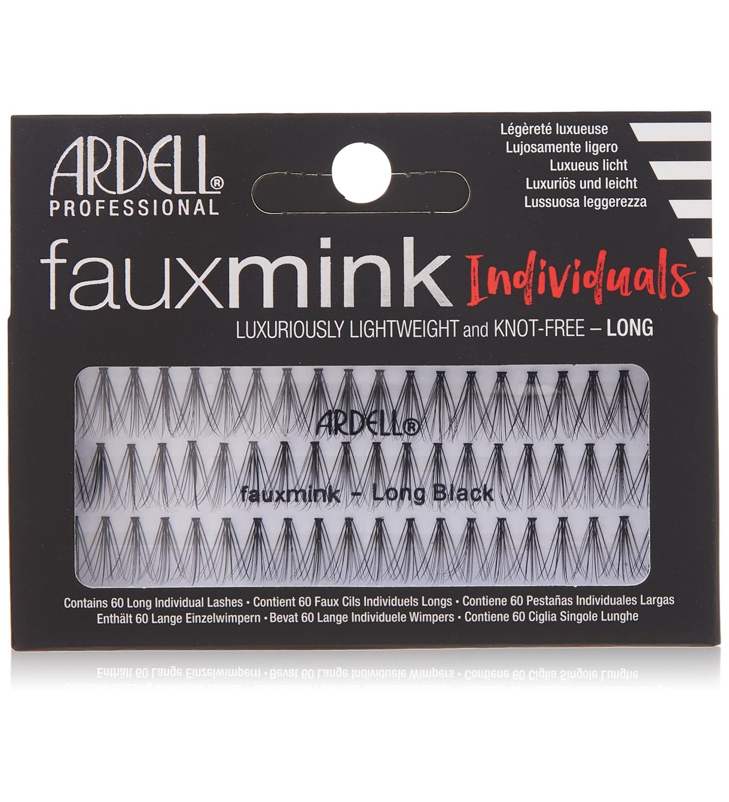 Ardell Faux Mink Individuals - Long Black | Premium Eyelash Extensions - Buy Online on SooperMarket.com