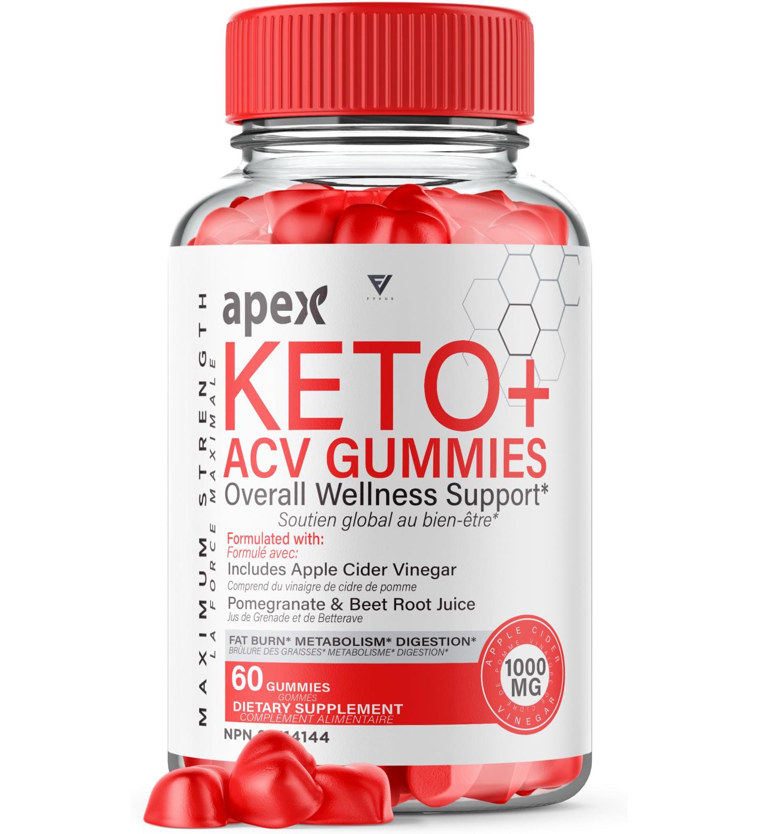 Apex Keto ACV Gummies Apex Apple Cider Vinegar Canada Keto Health Lifestyle Support Supplement Gummy Suppl ment de Style de Vie Sain C tog ne au Vinaigre de Cidre de Pomme Apex (60 Gummies) - Buy Online on SooperMarket.com