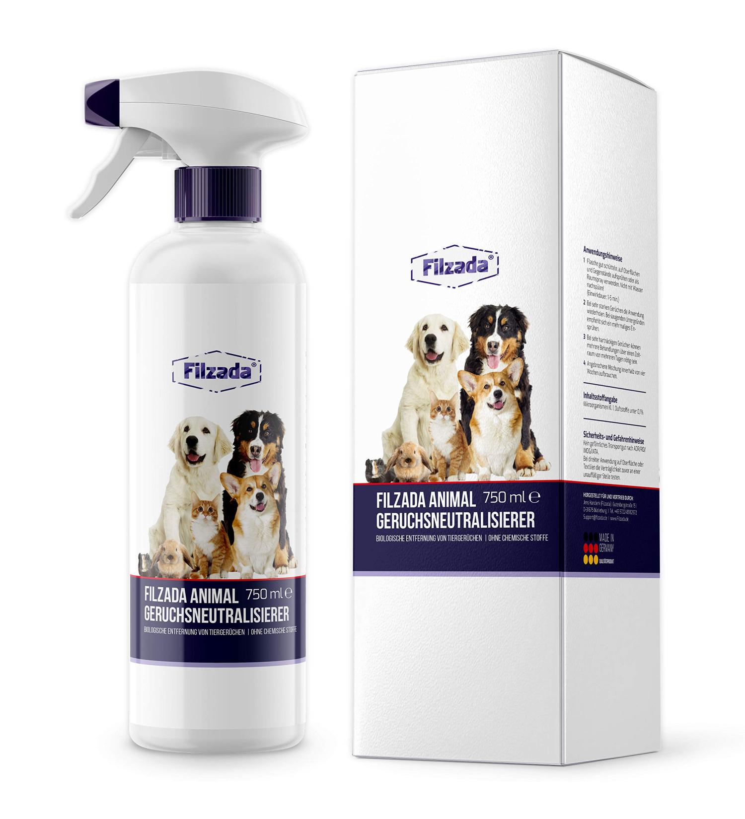 Filzada Animal Odor Remover | Professional Enzyme Cleaner for Cat Odors & Animal Smells - Fast & Effective Solution - Buy Online on SooperMarket.com