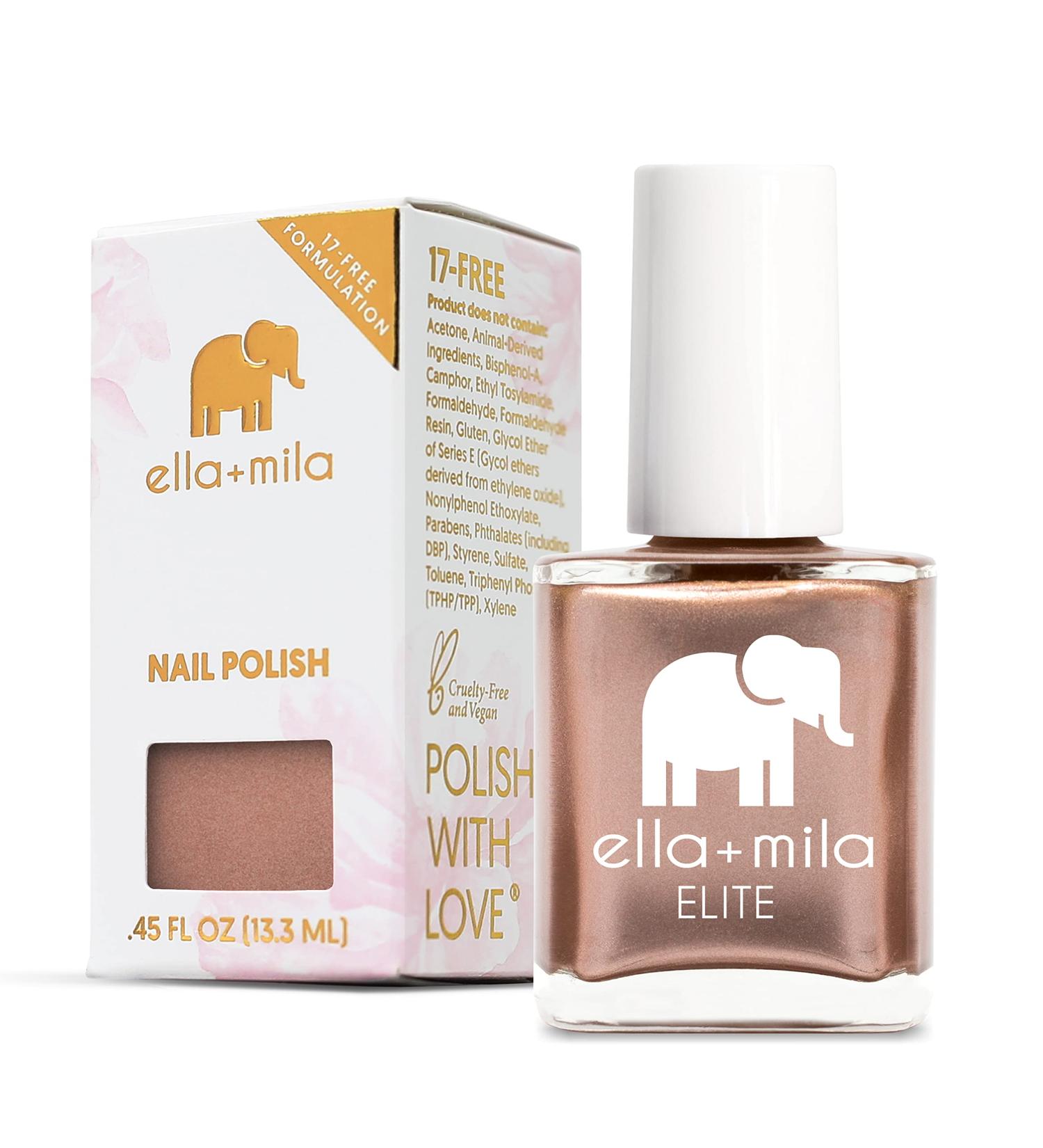 ella+mila Professional Quick Dry Nail Polish - Long-Lasting & Chip-Resistant Champagne Pop (Elite Collection B) - 0.45 fl oz - Buy Online on SooperMarket.com