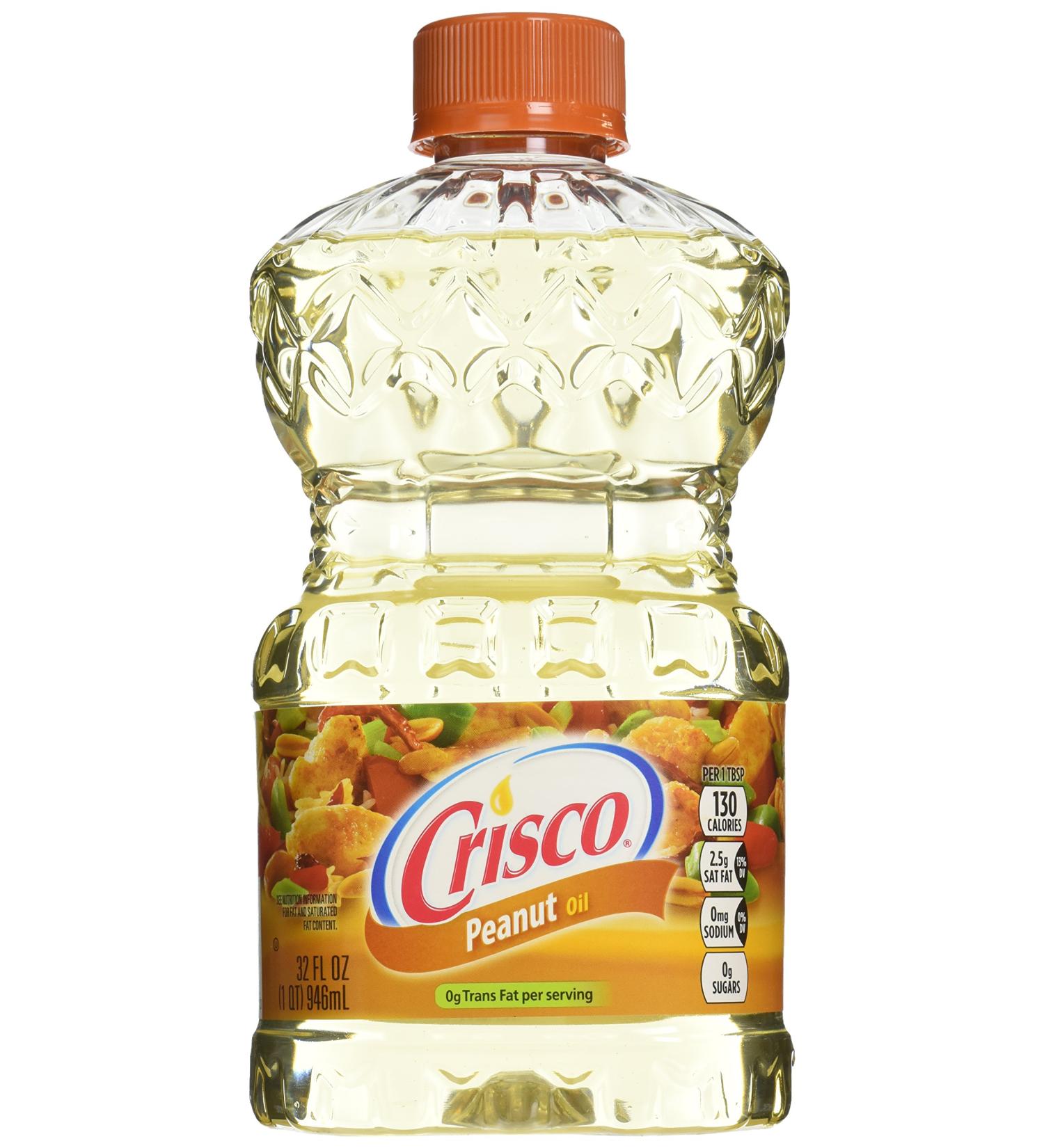 Crisco Pure Peanut Oil 32 oz - High-Quality Cooking Oil for Delicious Meals - Buy Online on SooperMarket.com