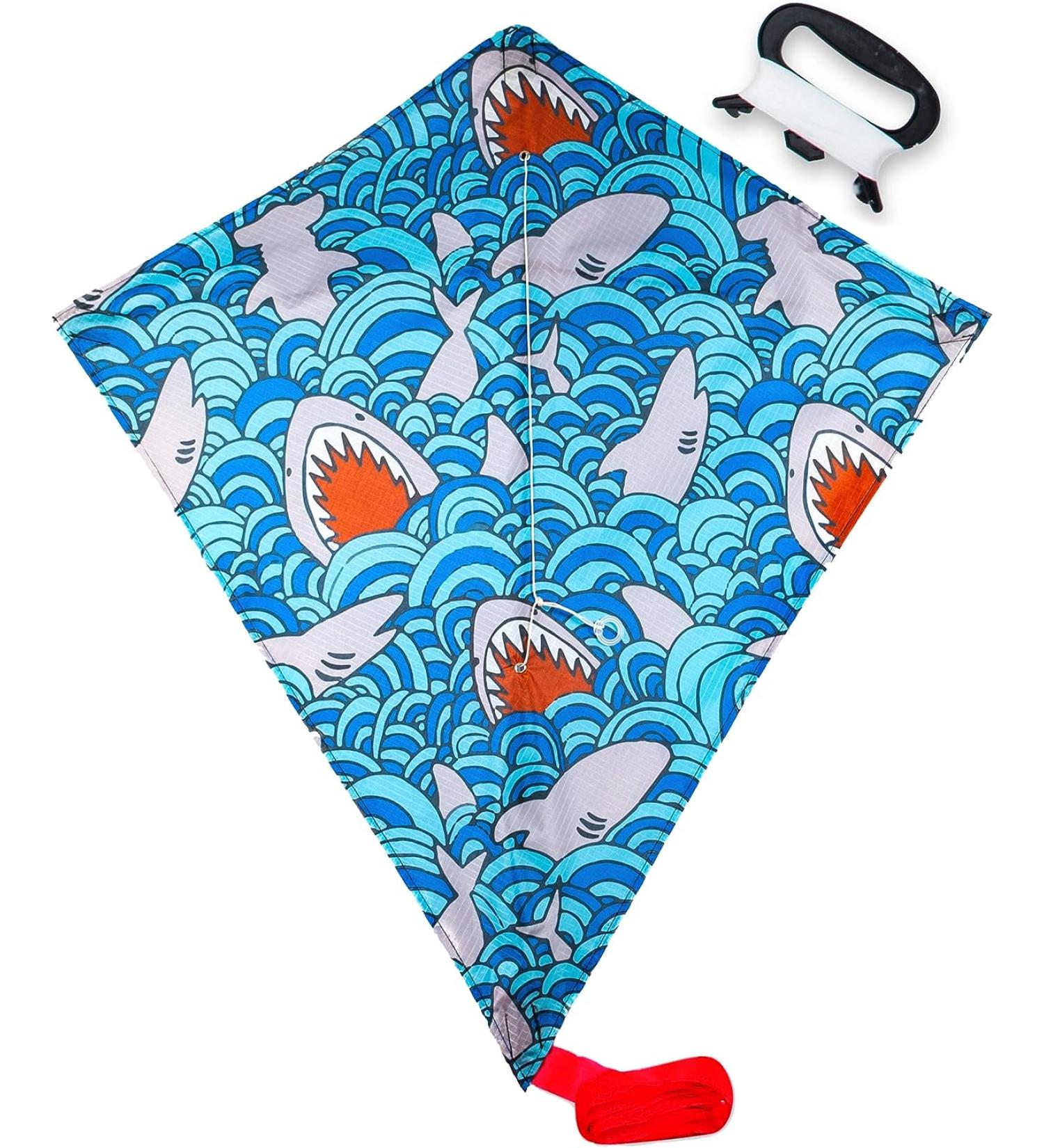 Large Premium Diamond Kite - Easy to Fly for Kids and Adults | Fun Outdoor Activity for Boys and Girls | Perfect for Beach or Park (Watercolor) Tie-Dye - Buy Online on SooperMarket.com