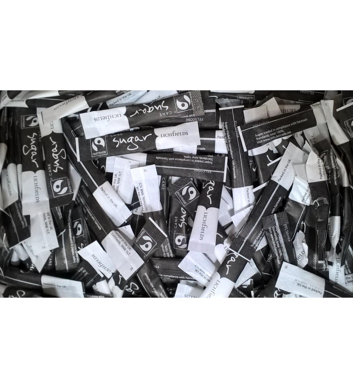 500 White Sugar Individual Stick Sachets