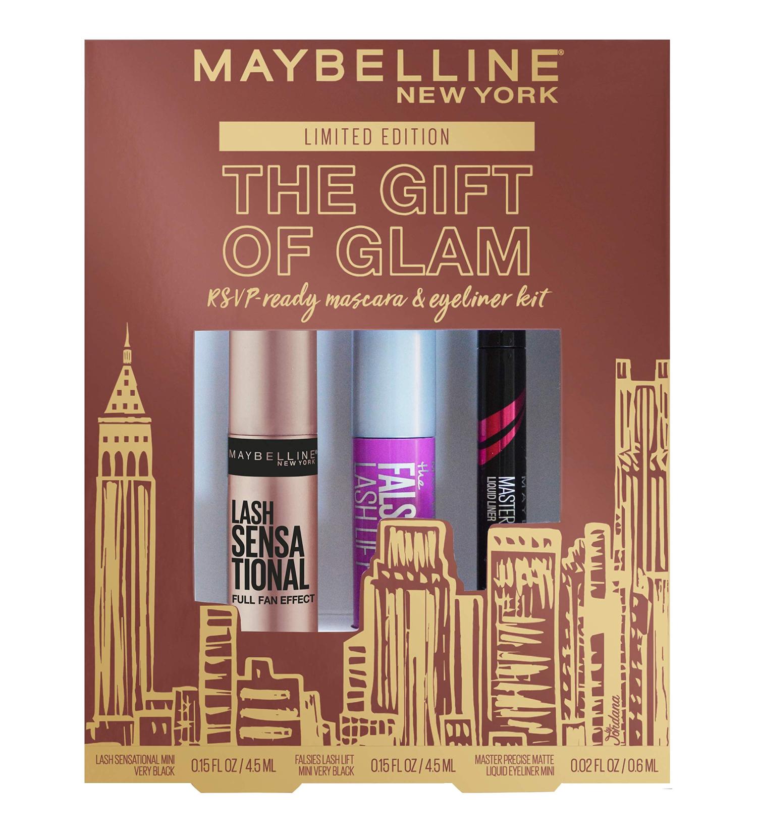 Maybelline Gift of Glam Mini Mascara and Eyeliner Set - 1 Count - Buy Online on SooperMarket.com