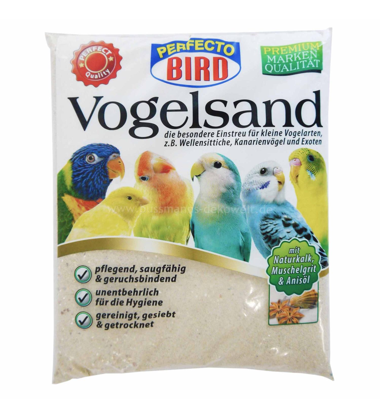 Bird sand 2.5 kg hygienic germ-free natural