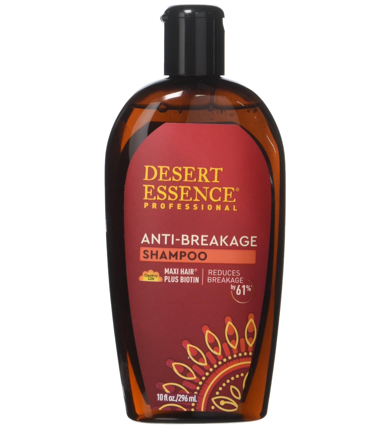 Desert Essence Anti-Breakage Shampoo 10oz - Biotin & Vitamins for Stronger Hair - Buy Online on SooperMarket.com