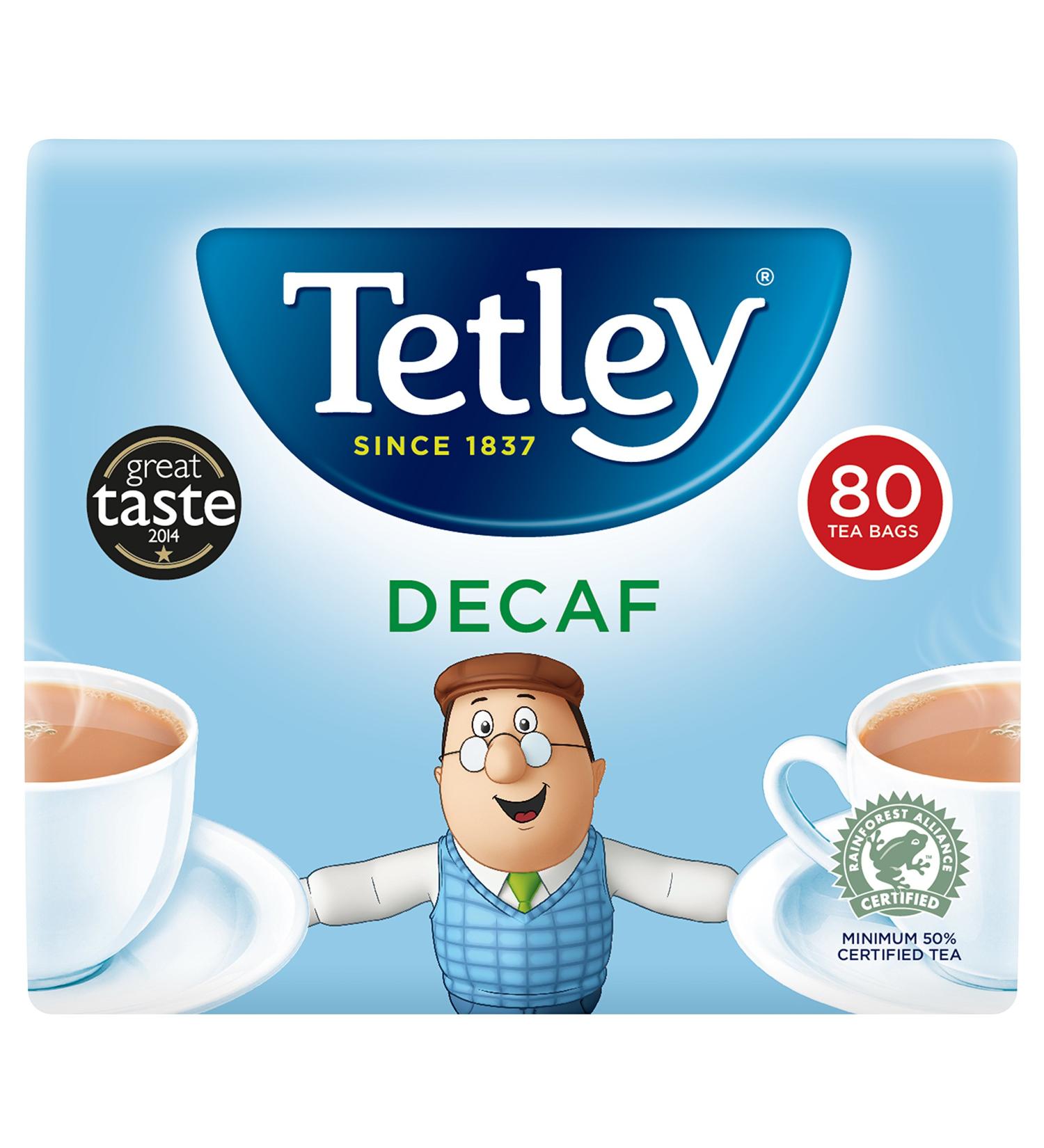 Tetley Decaf Tea Bags 80 Count - Pack of 1 - Buy Online on SooperMarket.com