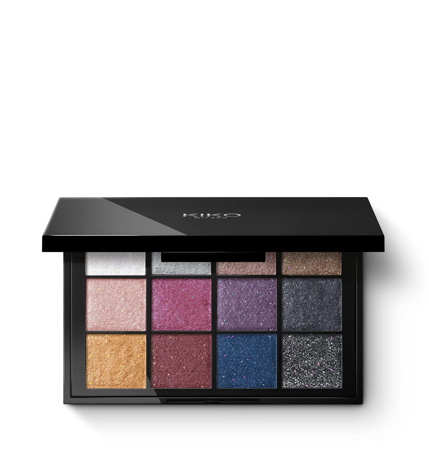 KIKO Milano Cult Colours Eyeshadow Palette 02 | Blendable Shocking Sparkle Shades | International Shipping Available - Buy Online on SooperMarket.com