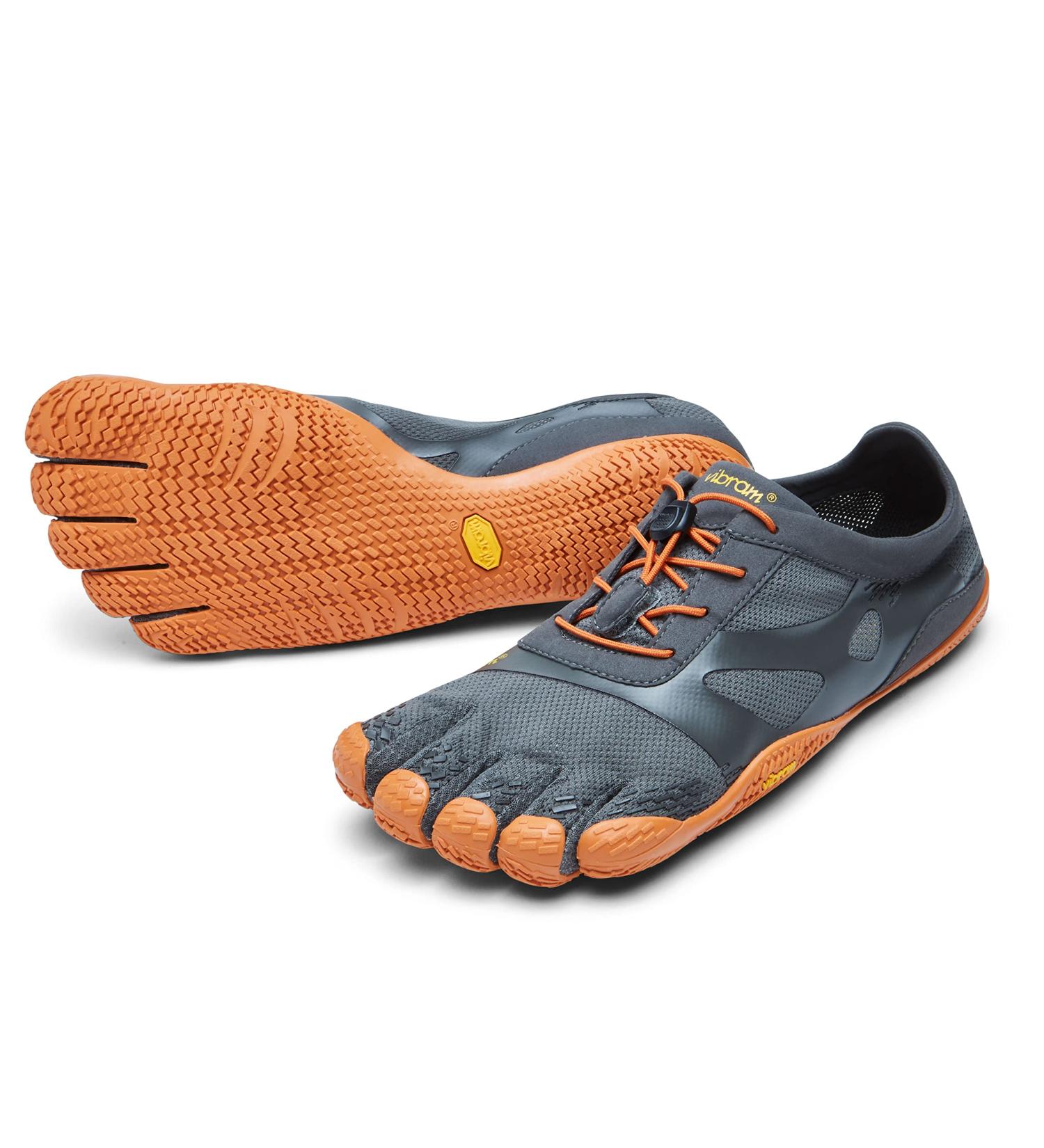 Vibram Men's Kso Evo Running Shoe - Size 41.5/42 EU - Grey Orange - Best for Performance & Comfort - Buy Online on SooperMarket.com