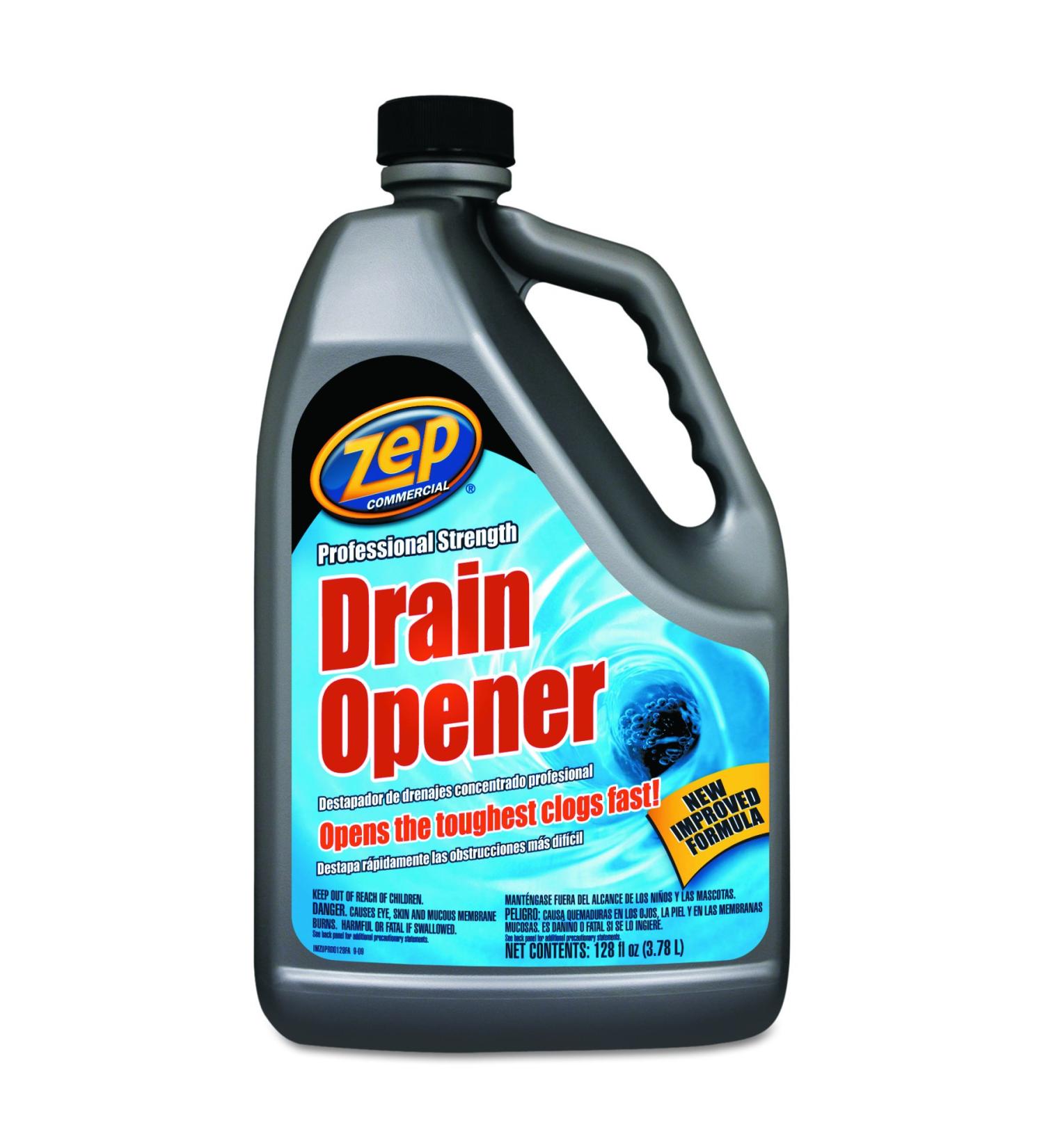 Zep Commercial 1047518 Professional Strength Drain Opener 1 gal Bottle