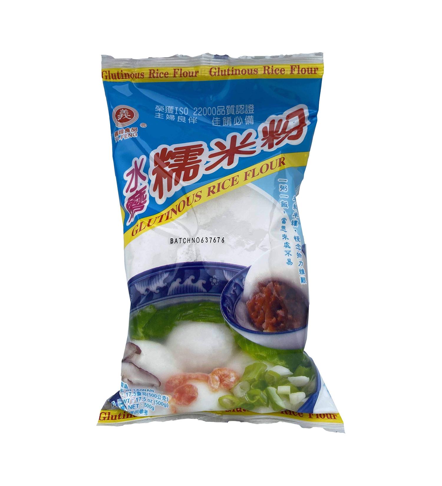 Yi Feng Glutinous Rice Flour 17.6OZ - Traditional Water Milled Powder for Authentic Taste - Buy Online on SooperMarket.com
