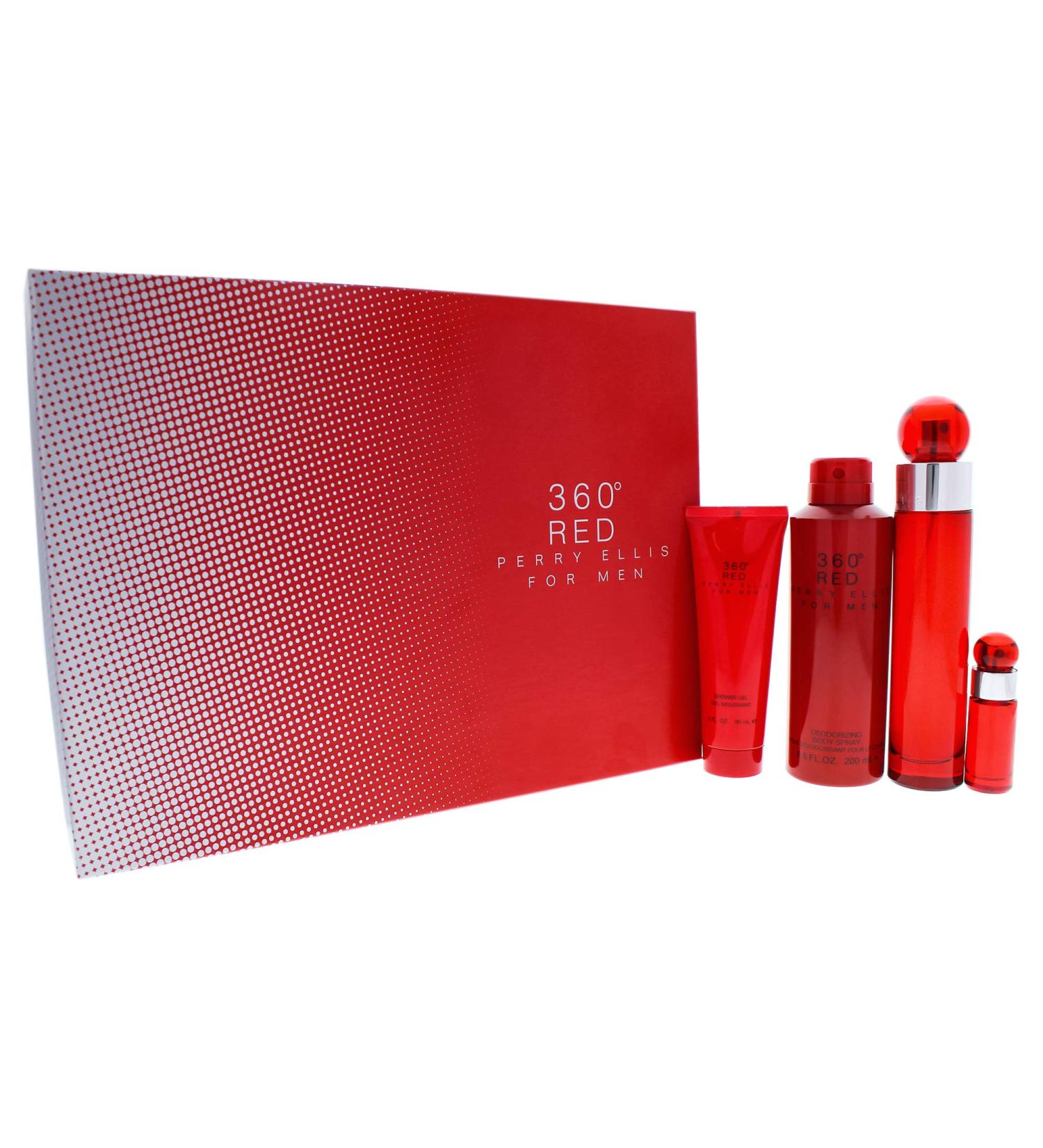 Perry Ellis 360 Red Men's Gift Set - 4 Piece, 3.4oz - Buy Online on SooperMarket.com
