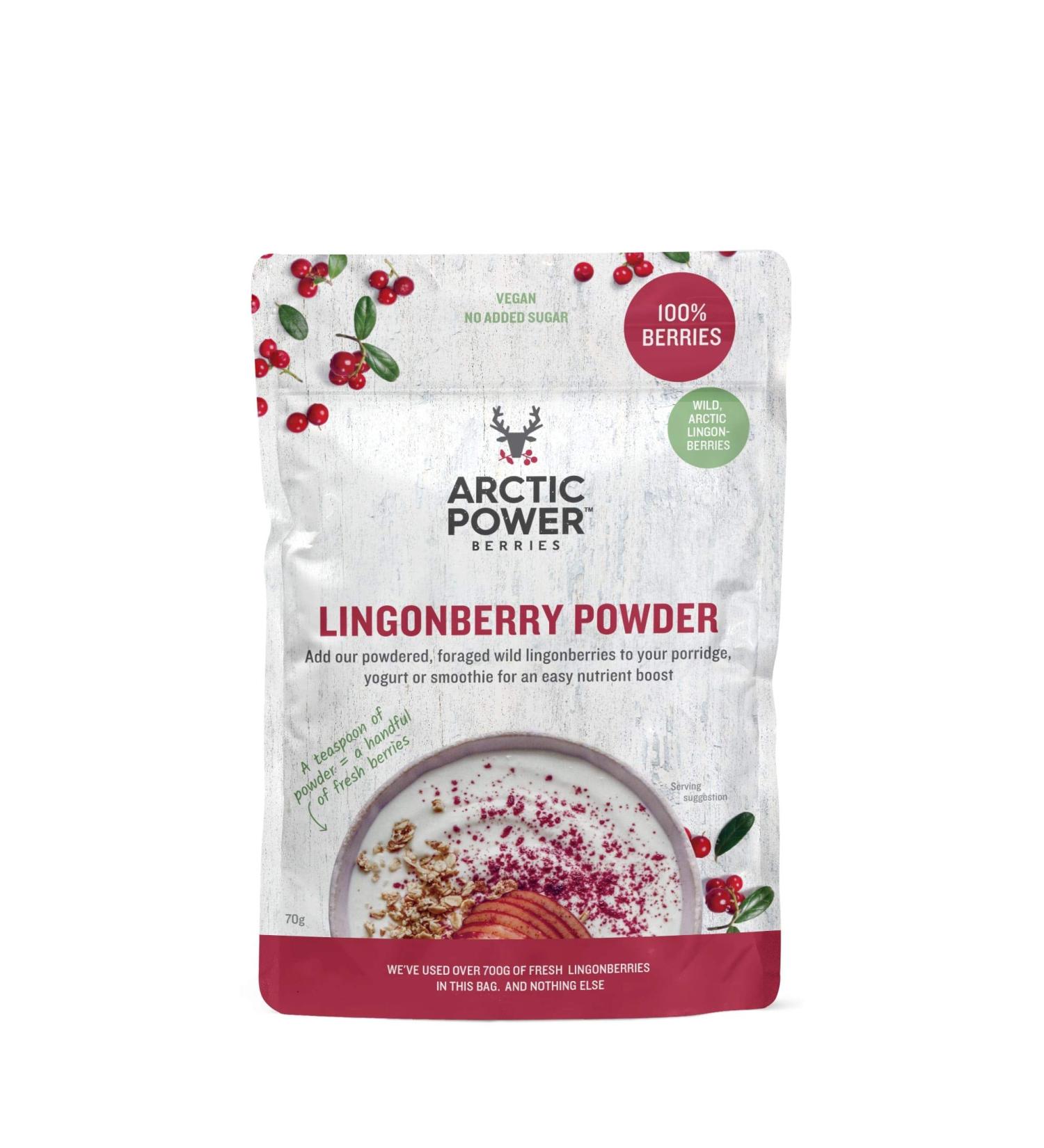 Arctic Power Berries 70 g 100% Pure Lingonberry Powder - Buy Online on SooperMarket.com