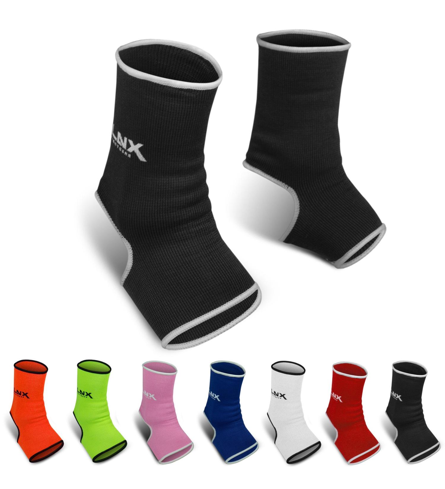 LNX Pro Fight Ankle Bandages - Ultimate Ankle Protection for Muay Thai Kickboxing & MMA | Available in SML & XL - Neon Green - Buy Online on SooperMarket.com