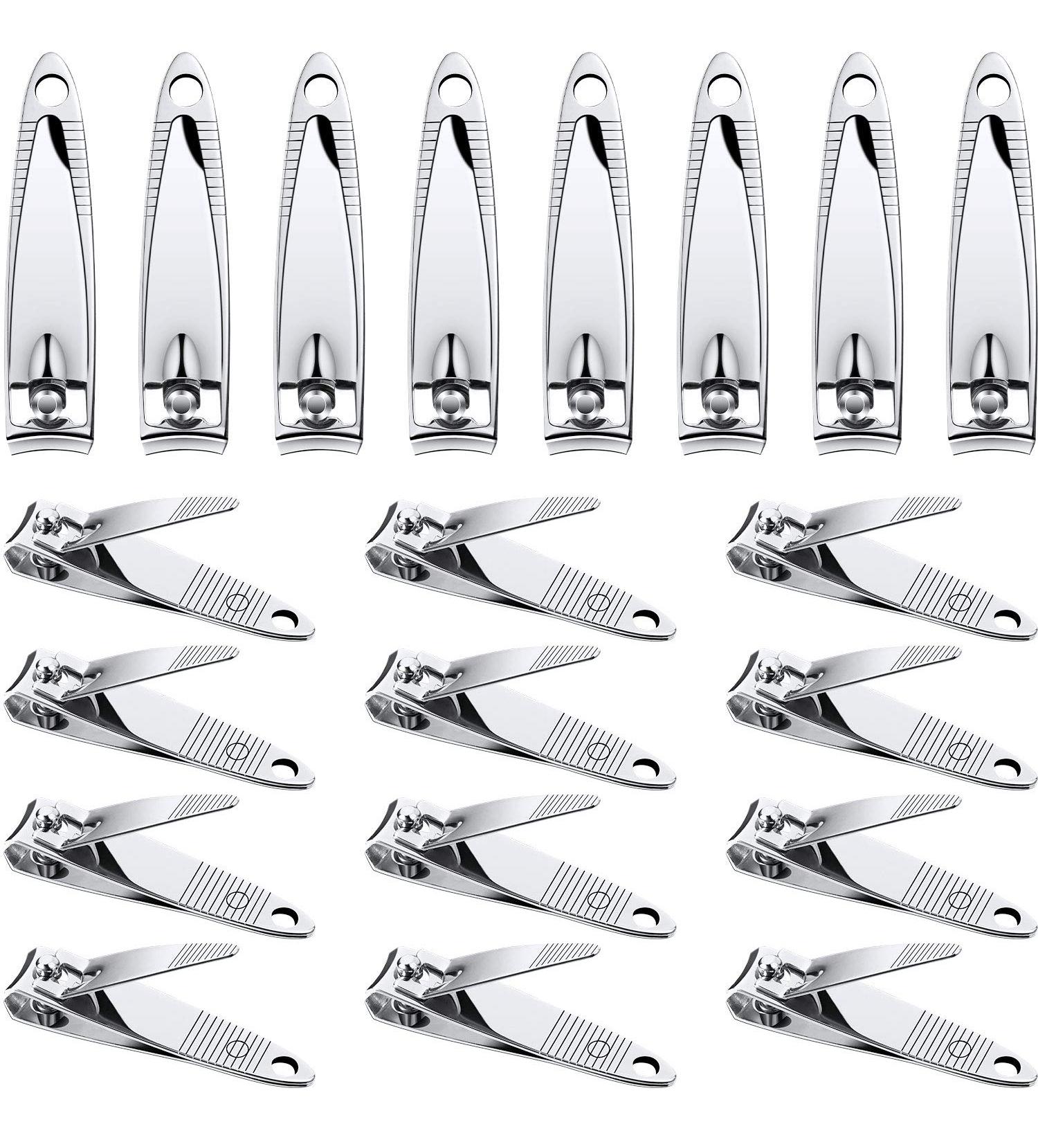 20-Piece Stainless Steel Nail Clippers Set - Portable Fingernail & Toenail Clippers for Men & Women - Durable & Travel-Friendly - Buy Online on SooperMarket.com