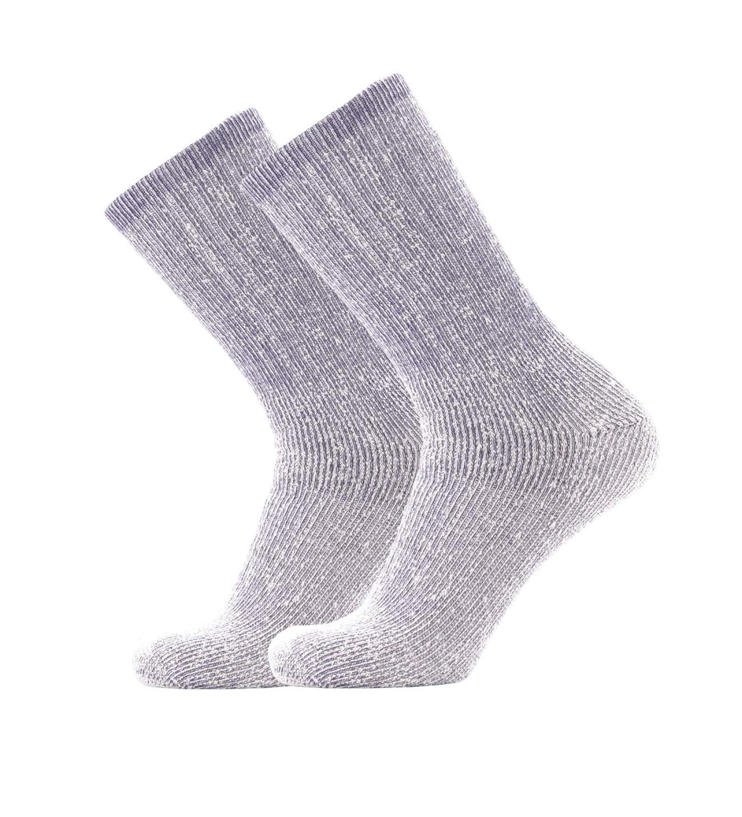 SOLAX Women's Merino Wool Hiking Socks - 2 Pairs Outdoor Trail Crew Socks (Medium, Navy) - Buy Online on SooperMarket.com
