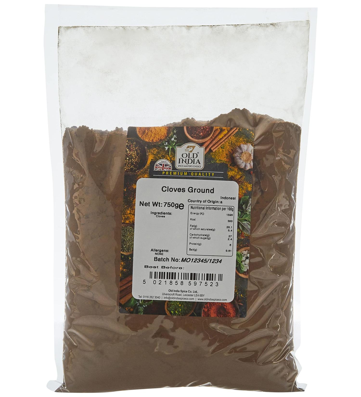 Old India Cloves Ground 750g - Premium Quality Spice (Pack of 1) - Buy Online on SooperMarket.com