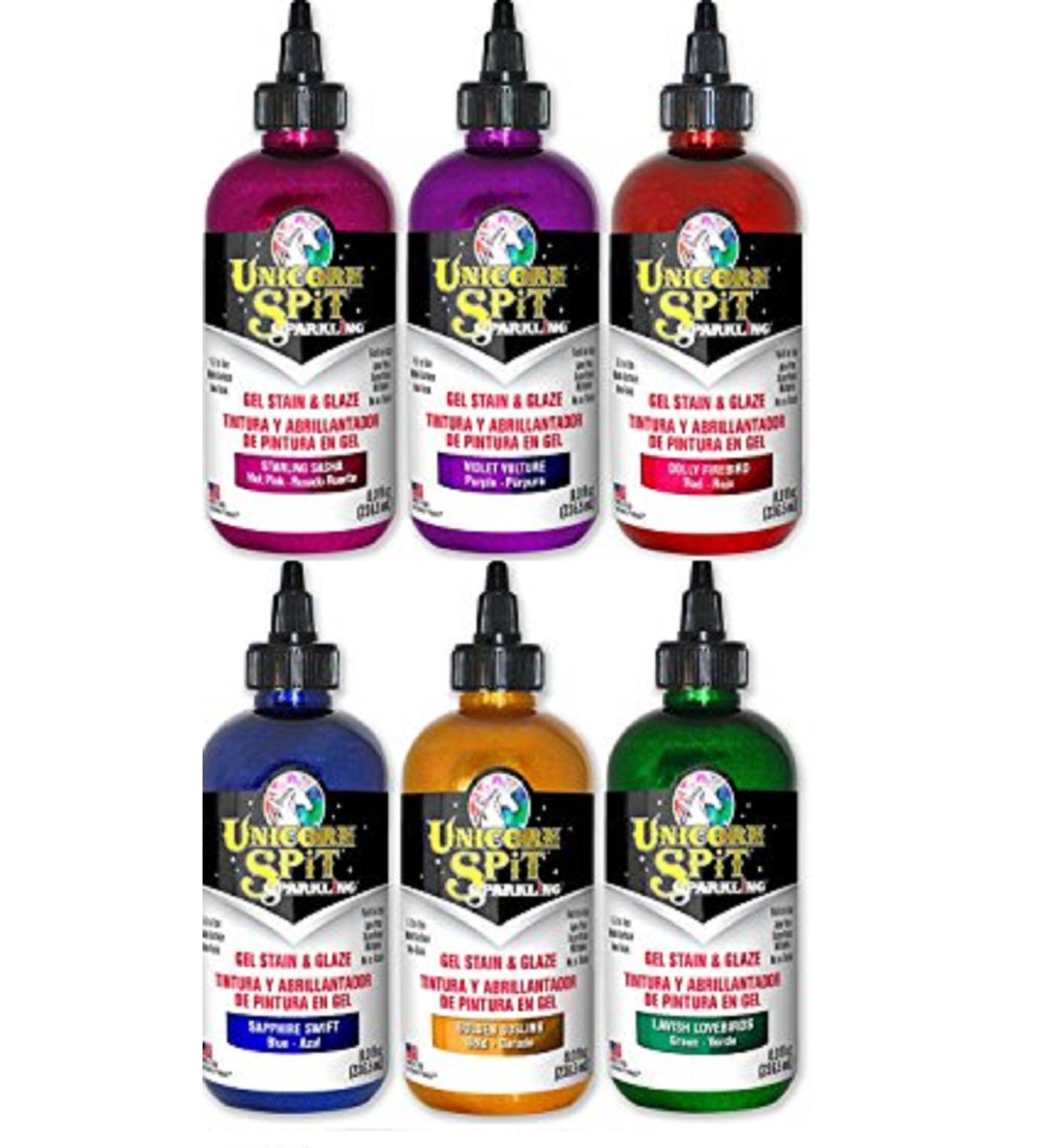 Sparkling Unicorn SPiT Bundle - All 6 Sparkle Colors (8oz) with Guide Book - Buy Online on SooperMarket.com