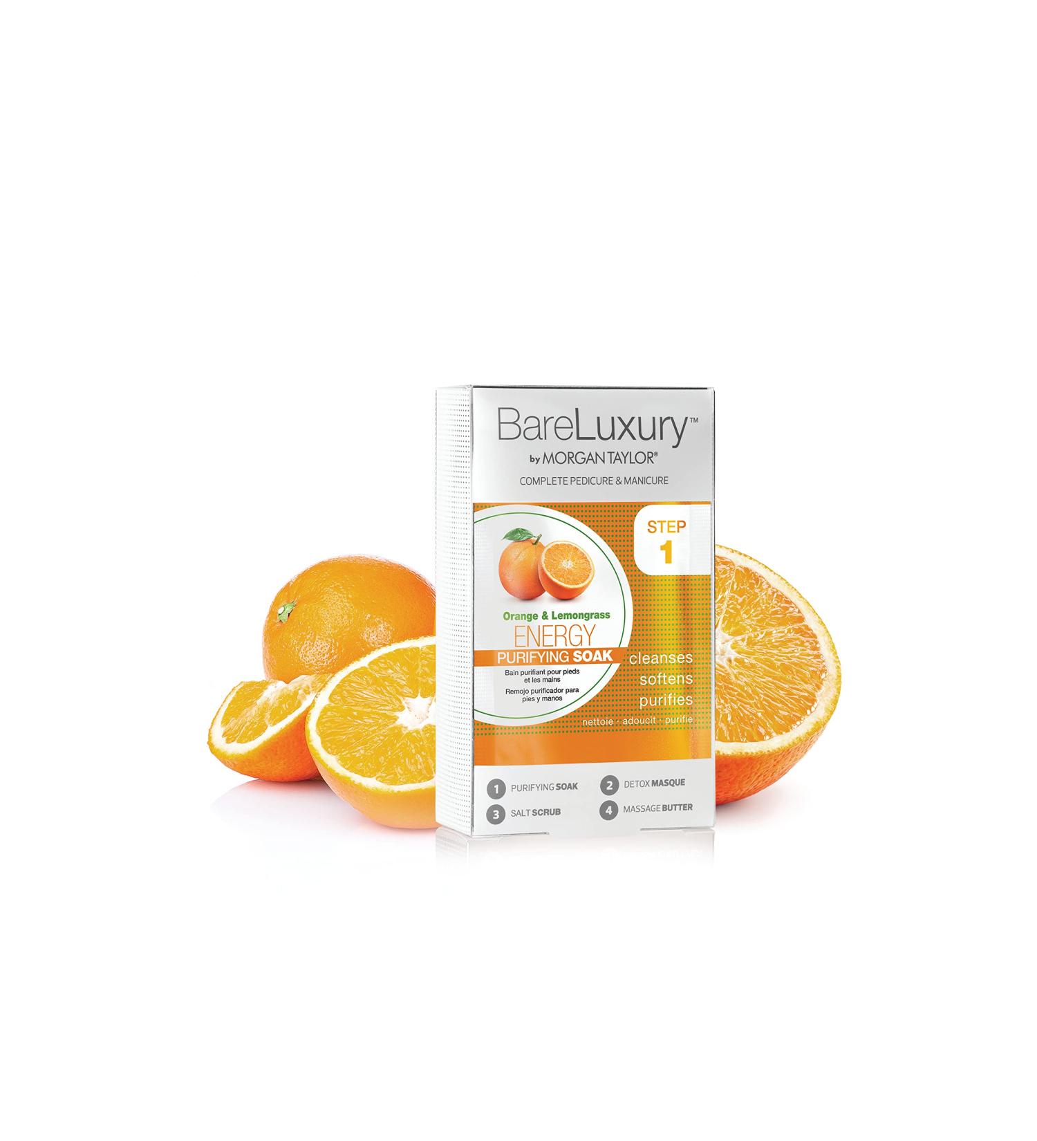 Morgan Taylor - Bare Luxury - Complete Manicure & Pedicure - Orange & Lemongrass - Buy Online on SooperMarket.com
