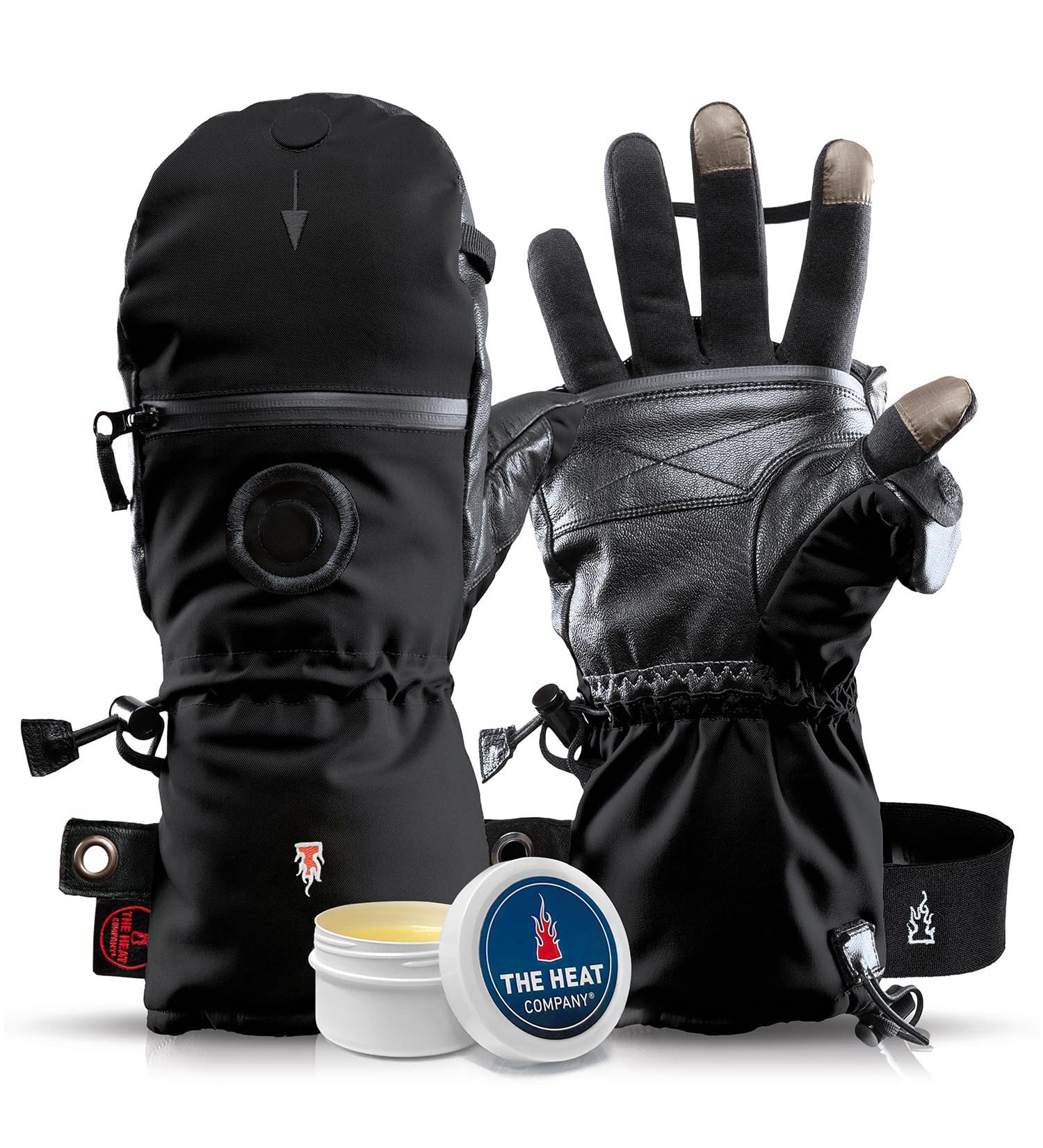 The Heat Company Heat 3 Smart Gloves - Innovative Women's Ski Gloves & F ustlings for Winter Sports - Black Size 6 - Buy Online on SooperMarket.com