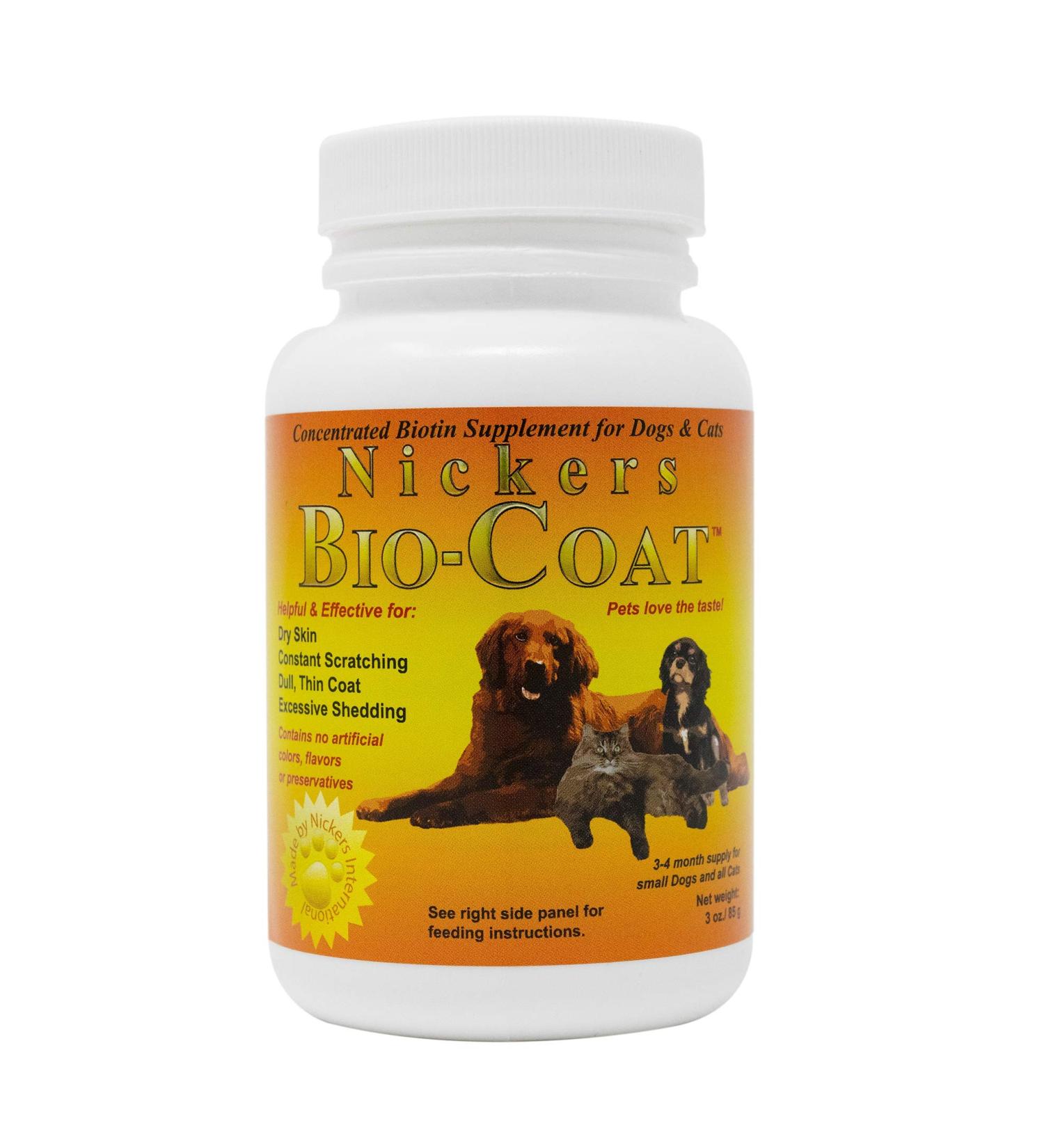 Nickers Bio Coat Biotin Supplement - 3 oz | Promotes Healthy Skin & Coat - Buy Online on SooperMarket.com