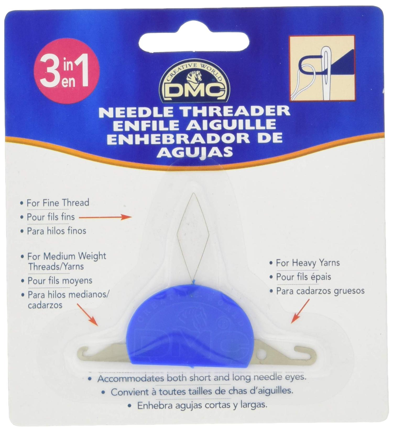 DMC 3-in-1 Needle Threader - 1 Pack | Efficient and Easy-to-Use Tool - Buy Online on SooperMarket.com