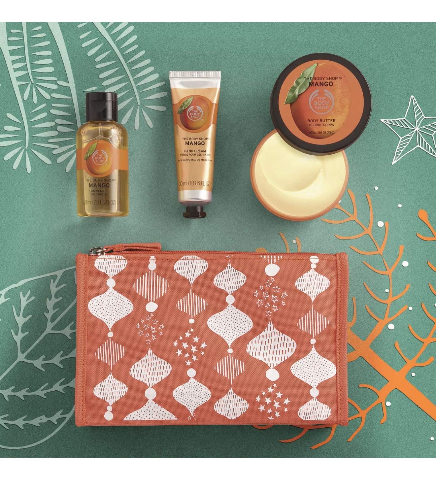 The Body Shop Mango Beauty Bag - Revitalize and Nourish Your Skin - Buy Online on SooperMarket.com