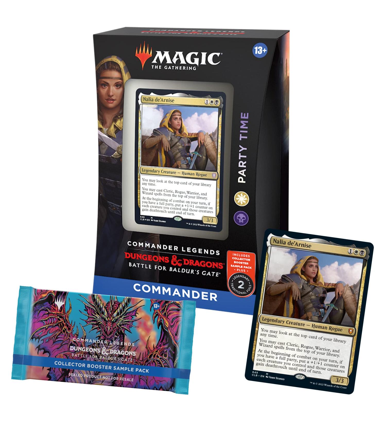 Magic The Gathering Commander Legends Battle for Baldur's Gate Deck + Collector Booster Pack - Buy Online on SooperMarket.com