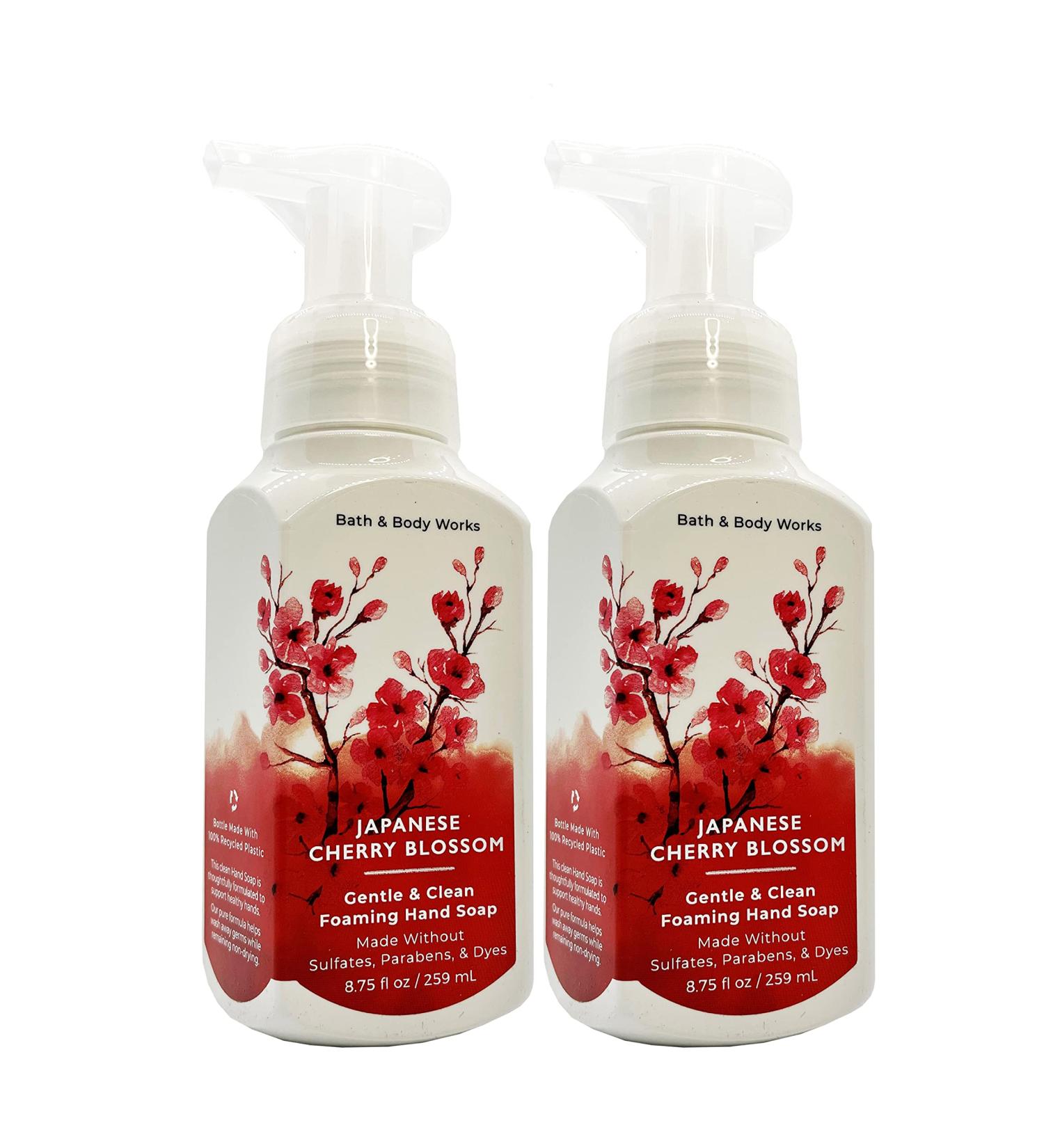 Bath & Body Works Japanese Cherry Blossom Gentle Foaming Hand Soap - 2-Pack, 8.75 Fl Oz - Buy Online on SooperMarket.com