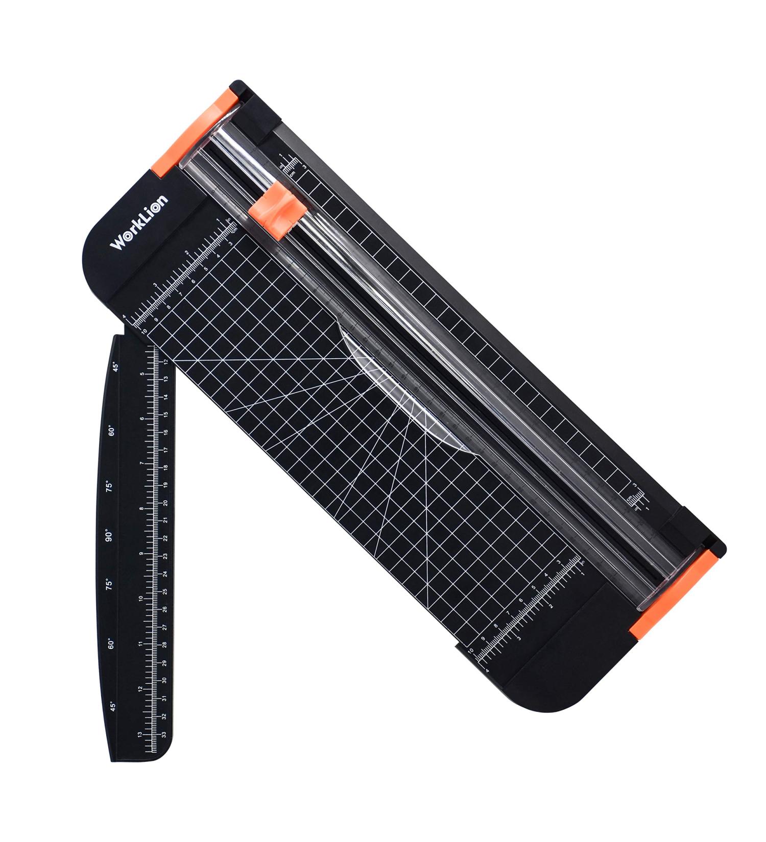 WORKLION Paper cutter - A4 Paper Craft cutter with Security blade for cut Gift Card  Coupon  Label  Cardstock  Photo  12 inch black office paper trimmer - Buy Online on SooperMarket.com