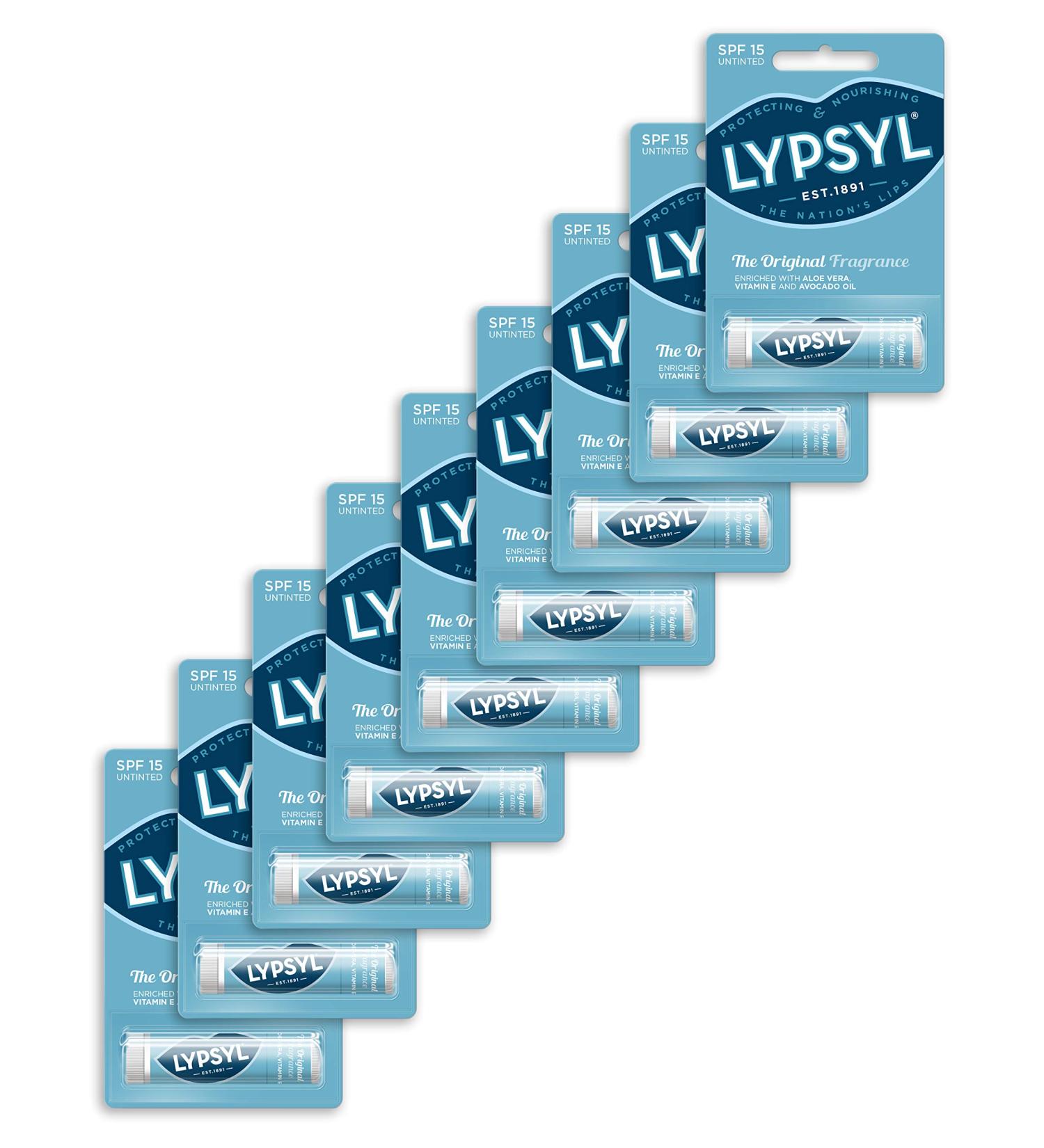 Lypsyl Original Fragrance Lip Balm - 9 Pieces (1 Pack) | International Shipping Available - Buy Online on SooperMarket.com