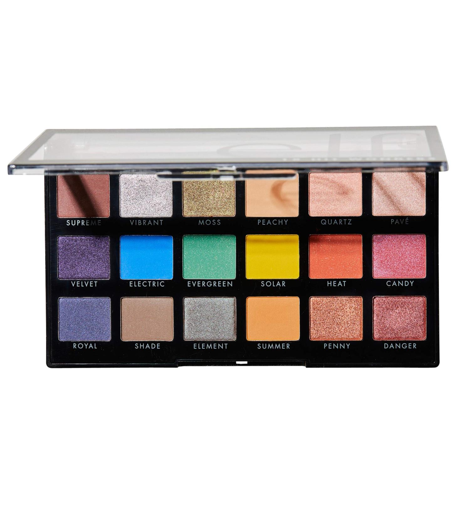 e.l.f. 18 Hit Wonders Eyeshadow Palette - Matte, Satin & Shimmer Shades - Ultra-Pigmented - 0.63 Oz - Buy Online on SooperMarket.com