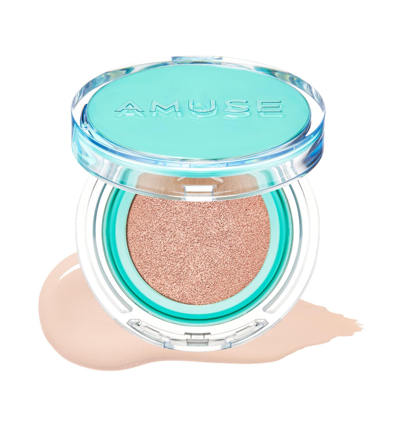 AMUSE Vegan Cushion Foundation Compact | Natural Finish & High Coverage | Flawless 24-Hour Wear | Collagen & SPF 45 PA - Buy Online on SooperMarket.com